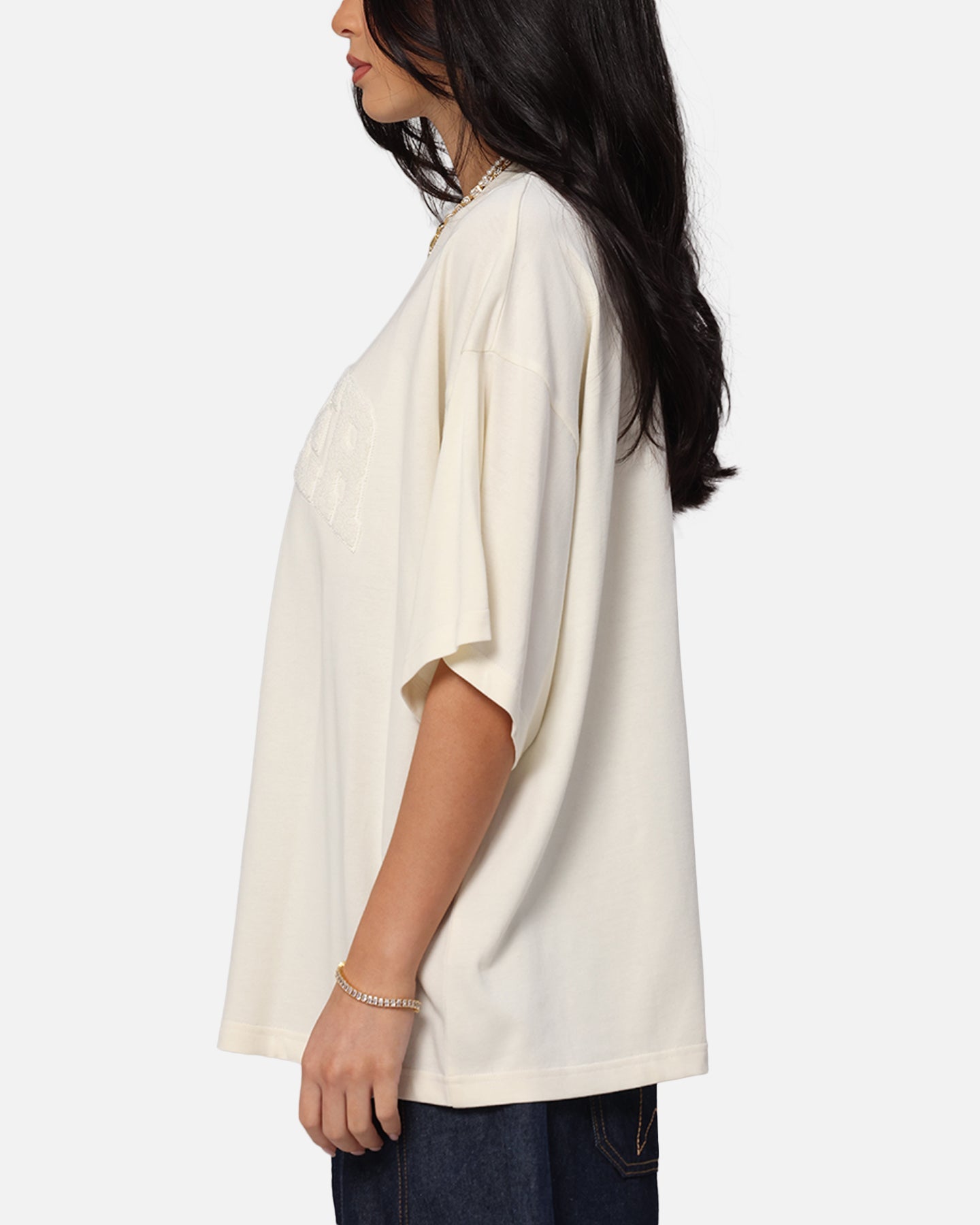 Loiter Arch Premium Boxy T-Shirt Off White Style001