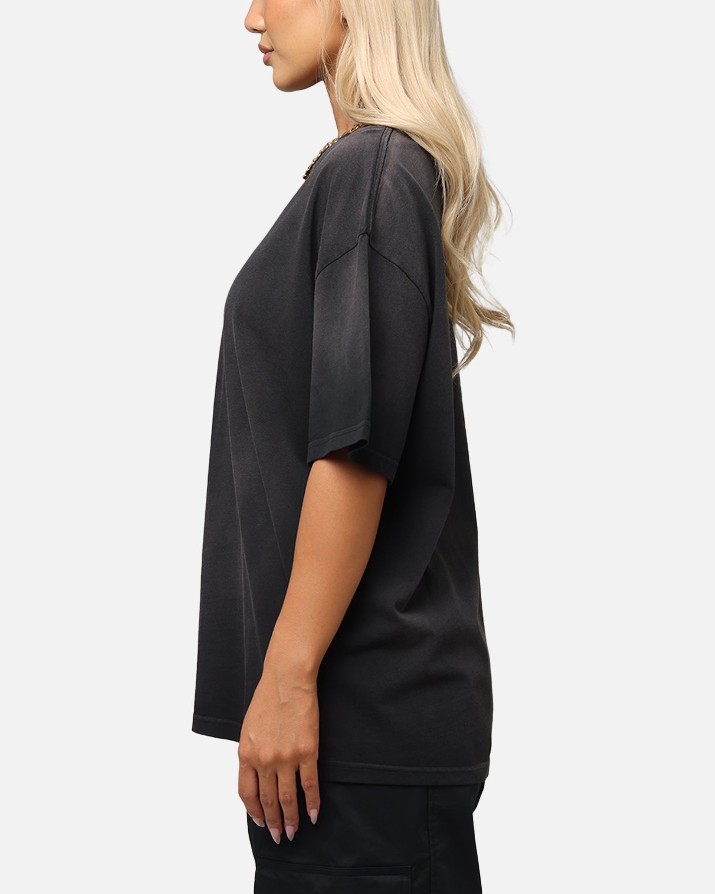 Culture Kings Sunfade T-Shirt Black Wash Style001