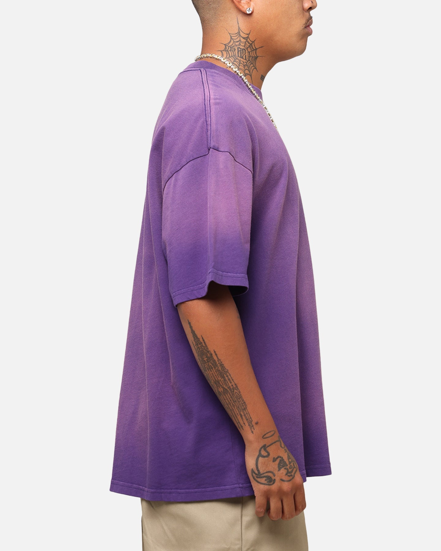 Culture Kings Sunfade T-Shirt Purple