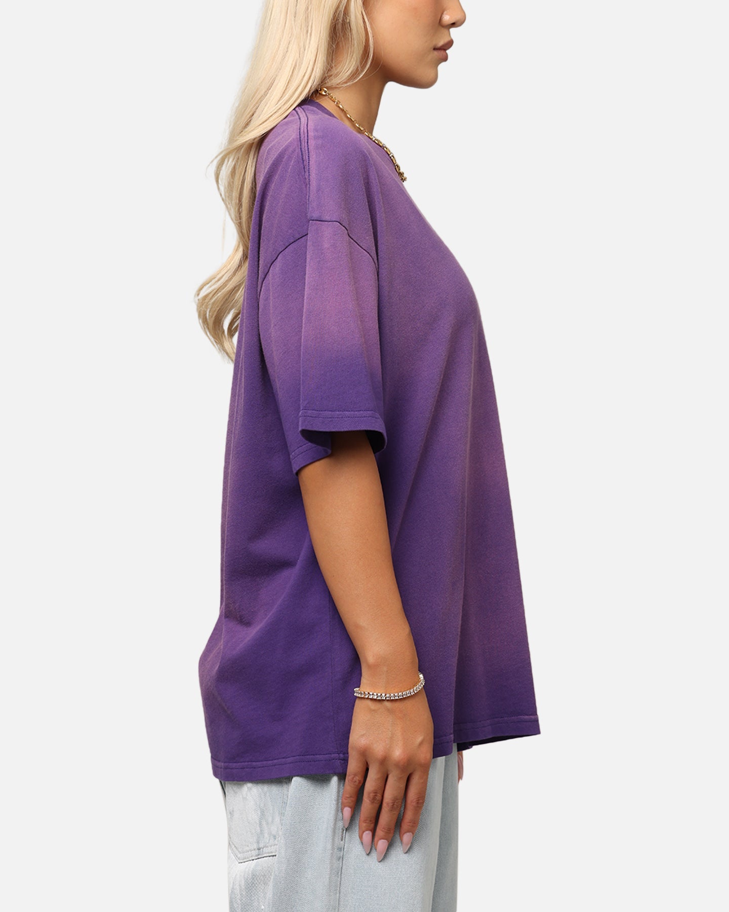 Culture Kings Sunfade T-Shirt Purple Style001