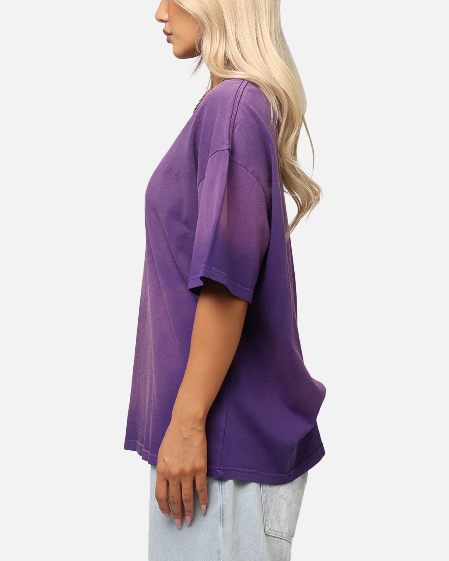 Culture Kings Sunfade T-Shirt Purple Style001