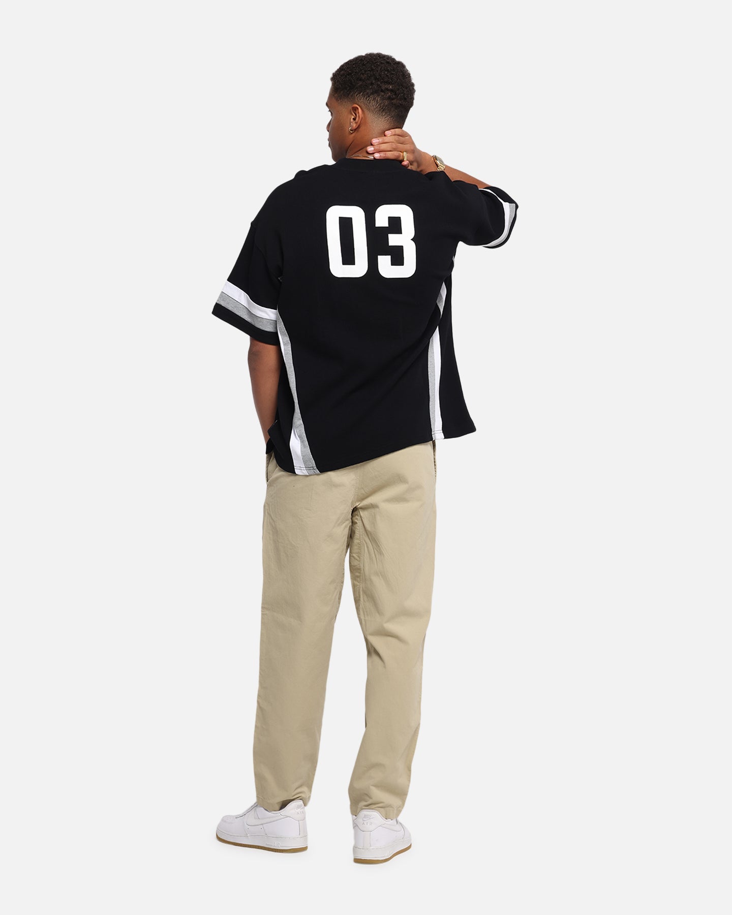 Carre Graffiti Waffle T-Shirt Black