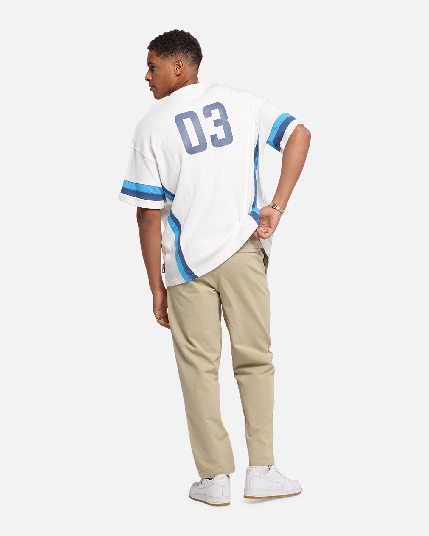 Carre Graffiti Waffle T-Shirt Off White