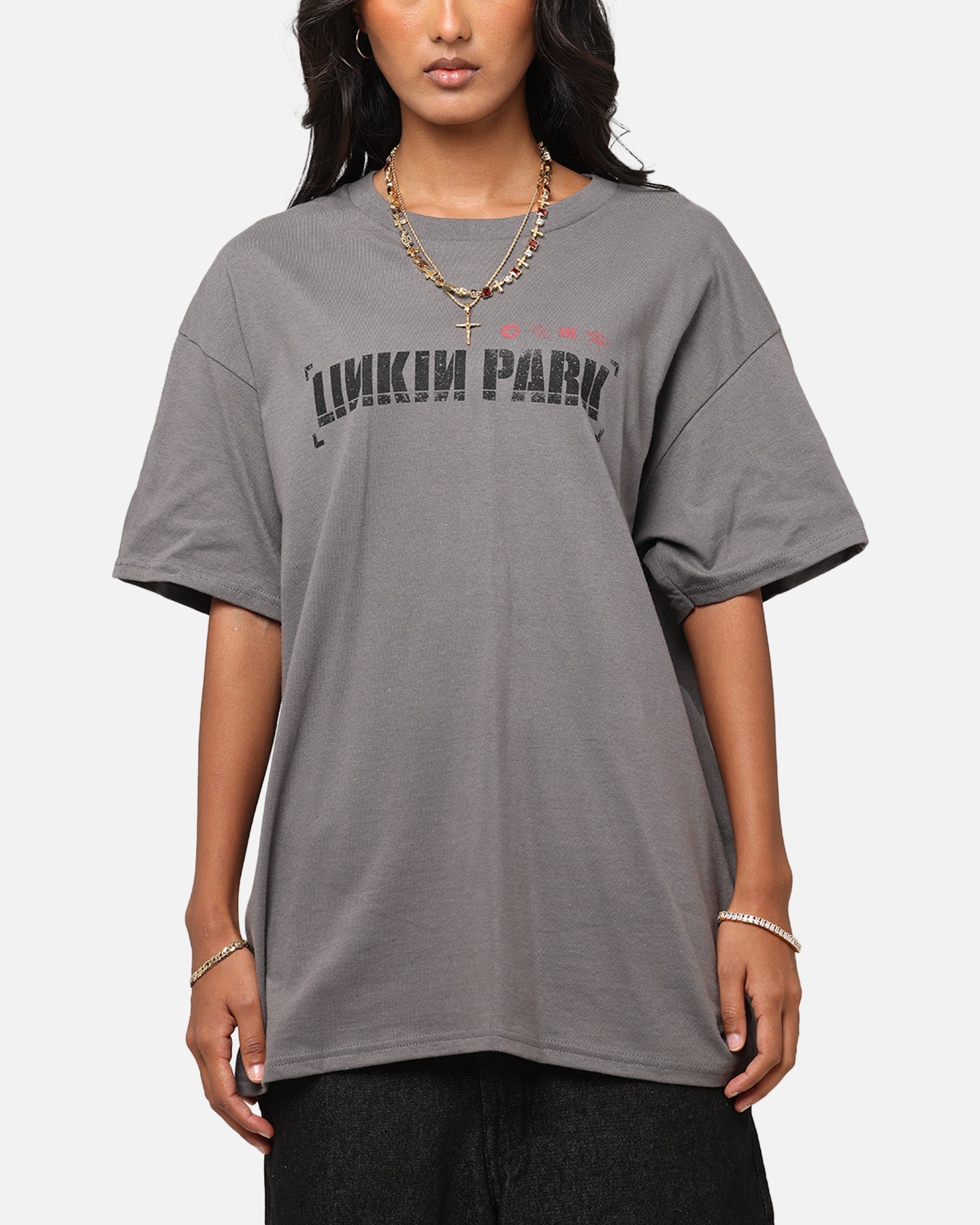 Linkin Park Hybrid Theory T-Shirt Charcoal Style001