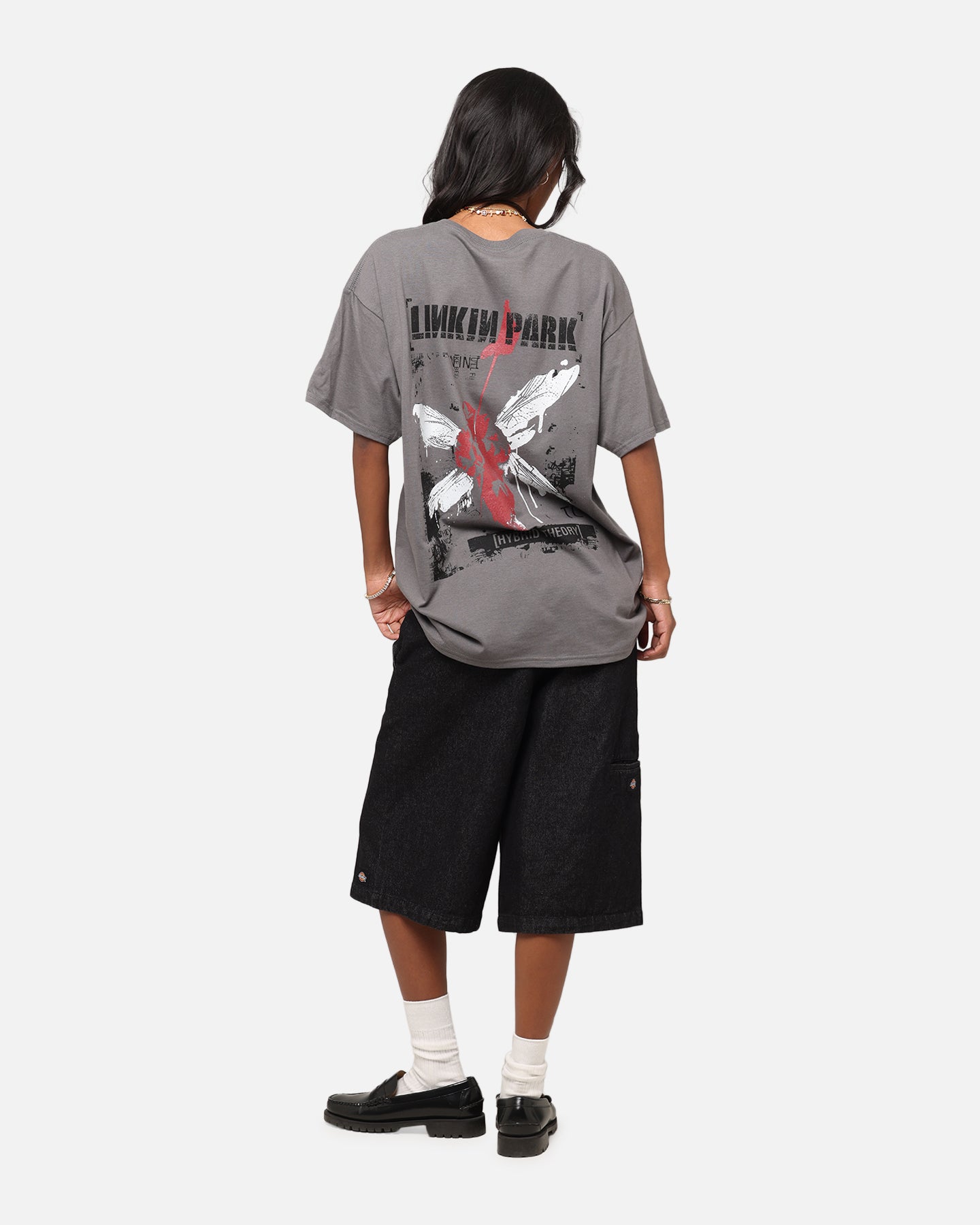 Linkin Park Hybrid Theory T-Shirt Charcoal Style001