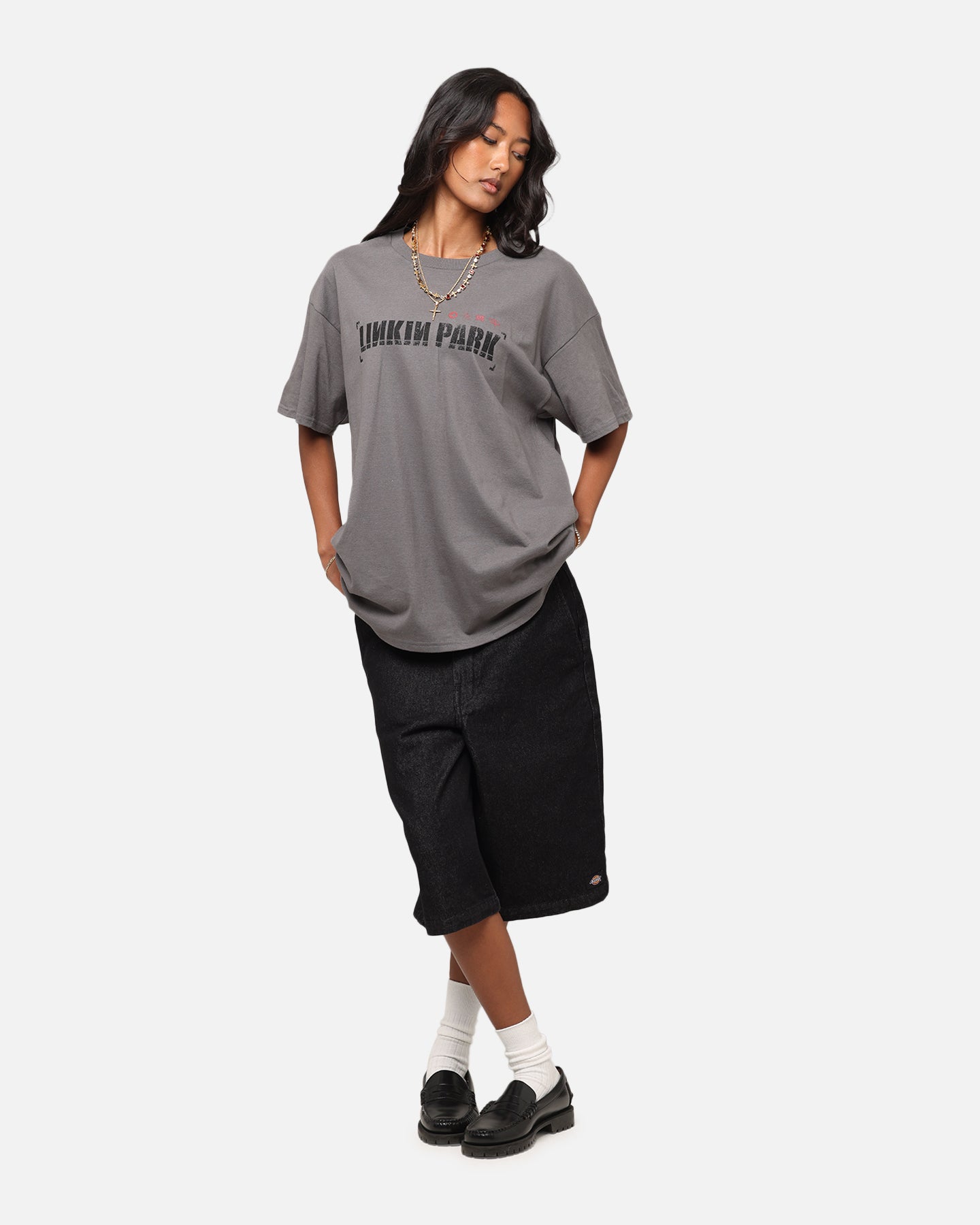 Linkin Park Hybrid Theory T-Shirt Charcoal Style001