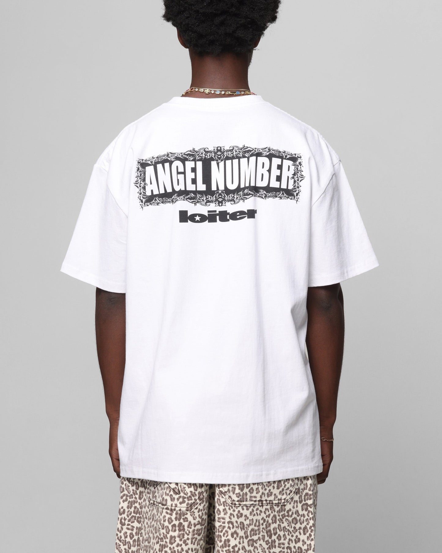 Loiter Angel Number T-Shirt White