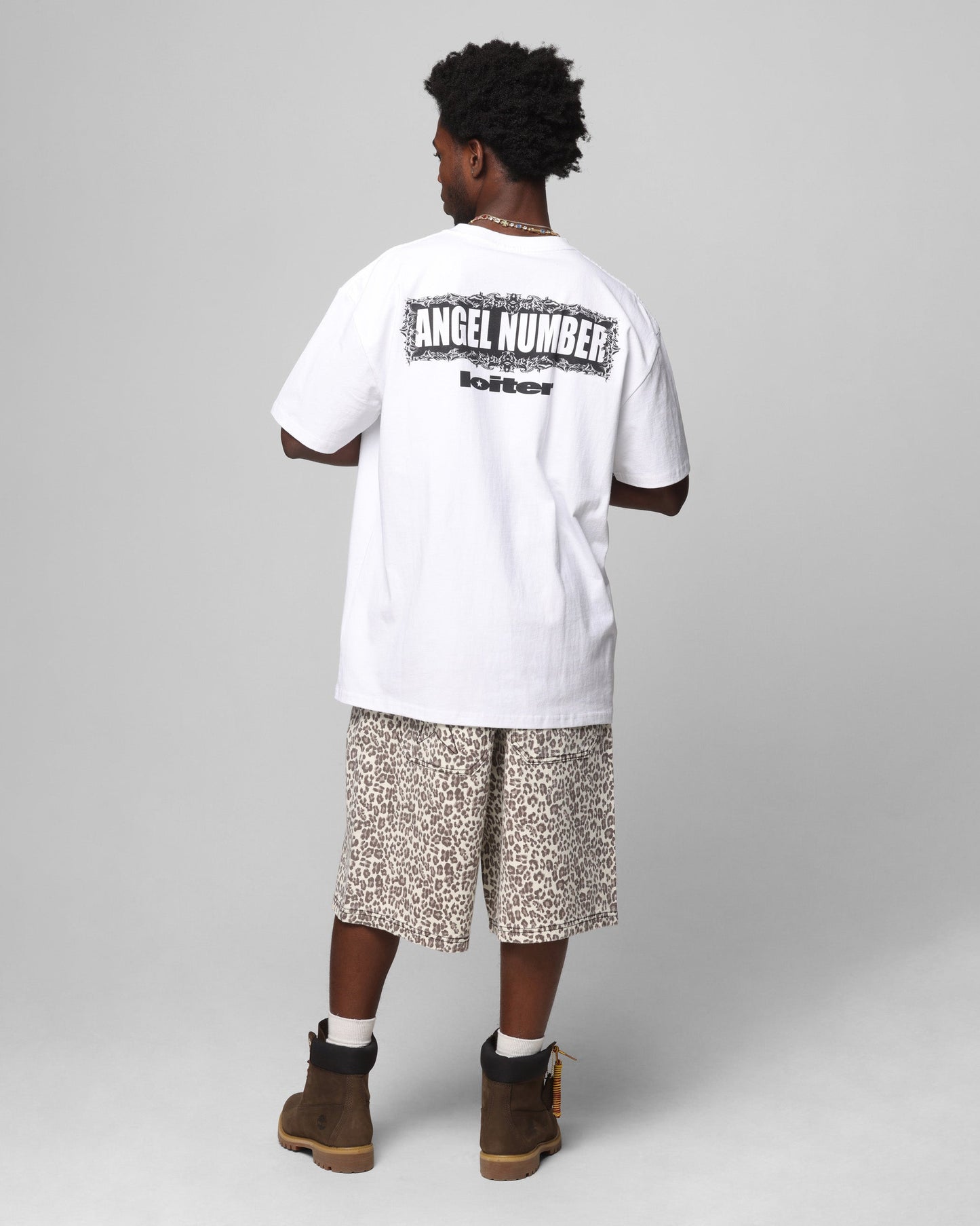 Loiter Angel Number T-Shirt White