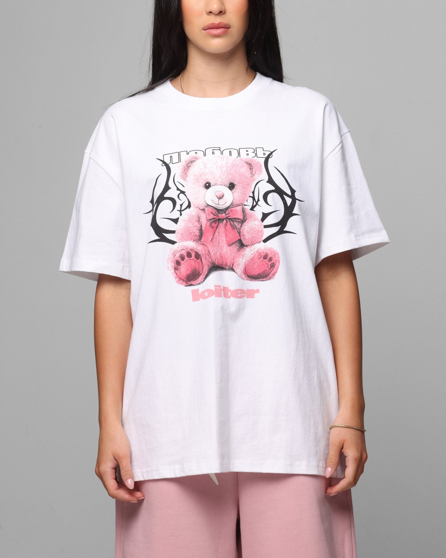 Loiter Care T-Shirt White Style001