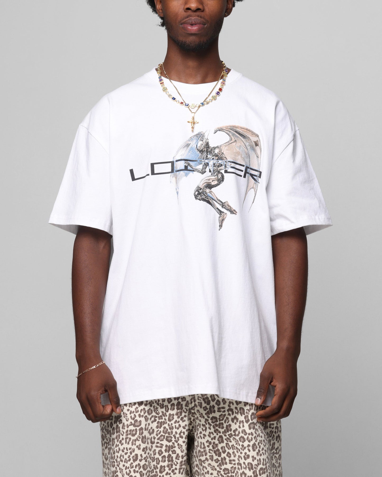 Loiter Chrome Deceiver T-Shirt White