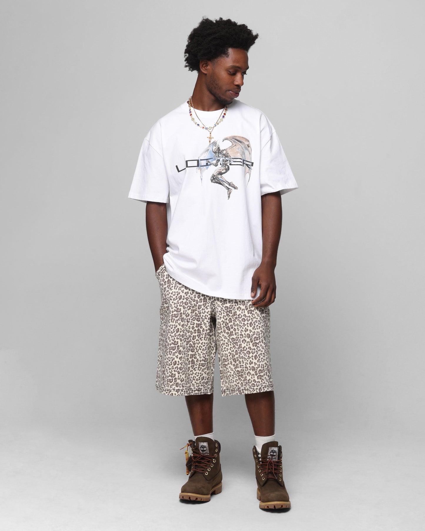 Loiter Chrome Deceiver T-Shirt White