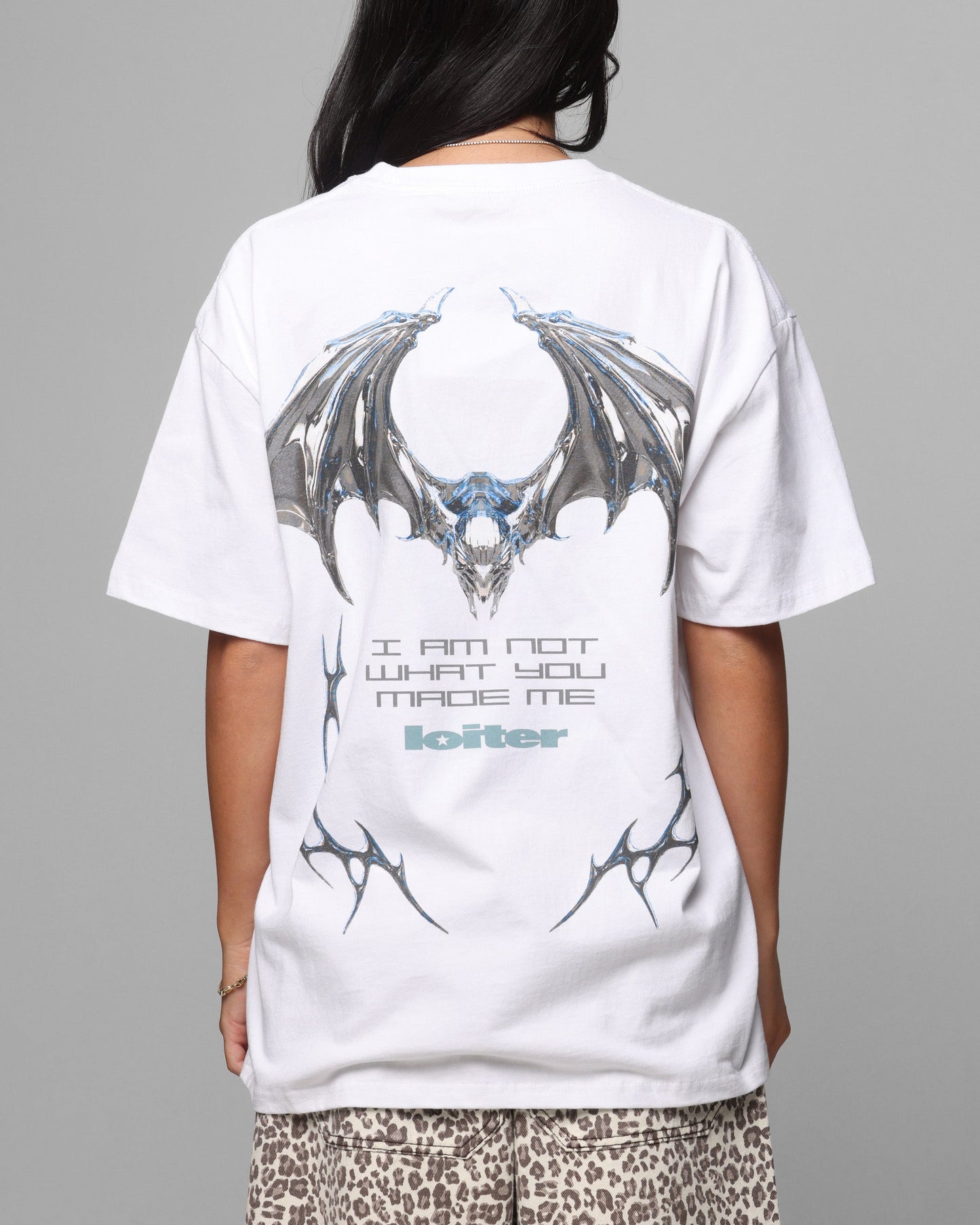 Loiter Chrome Deceiver T-Shirt White Style001