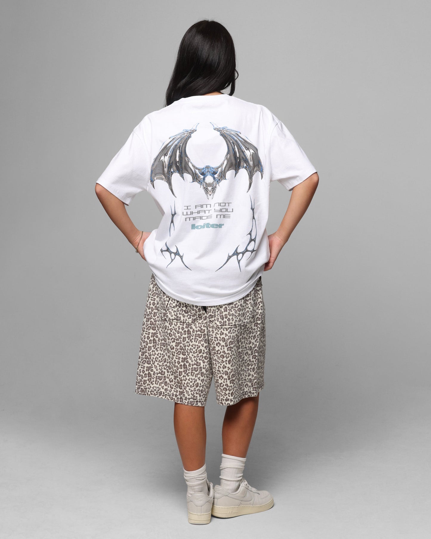 Loiter Chrome Deceiver T-Shirt White Style001