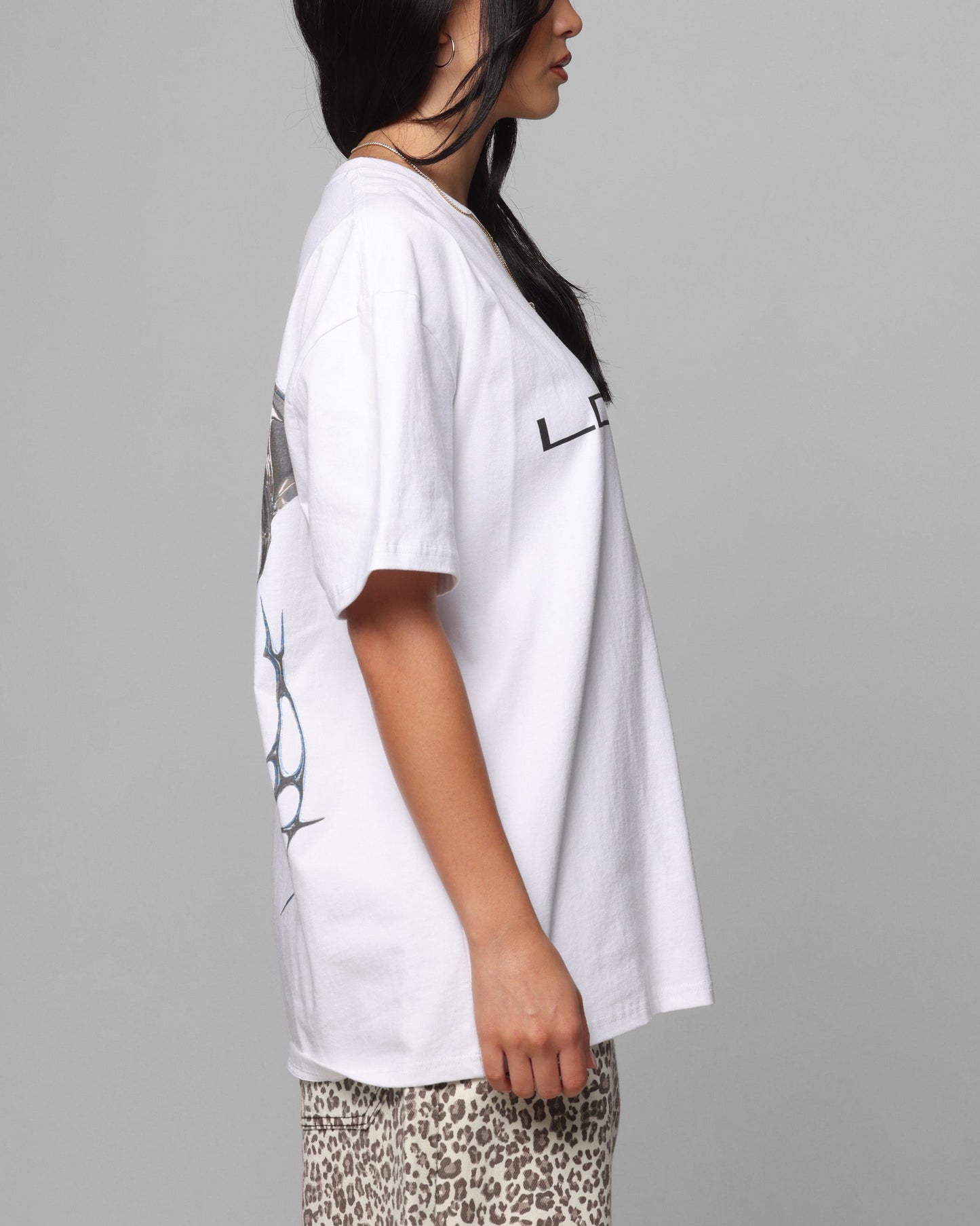 Loiter Chrome Deceiver T-Shirt White Style001