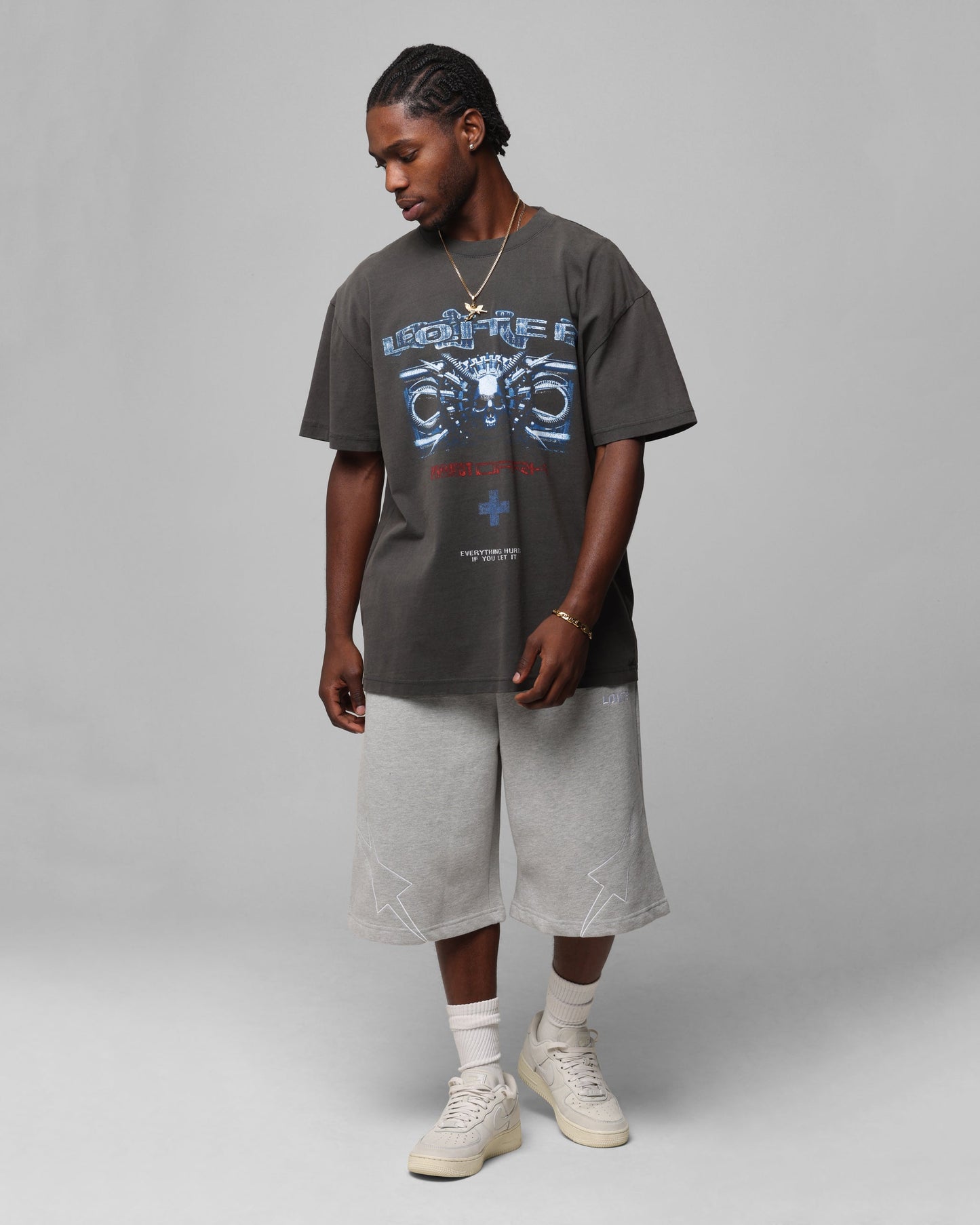 Loiter Void Vintage T-Shirt Black Wash