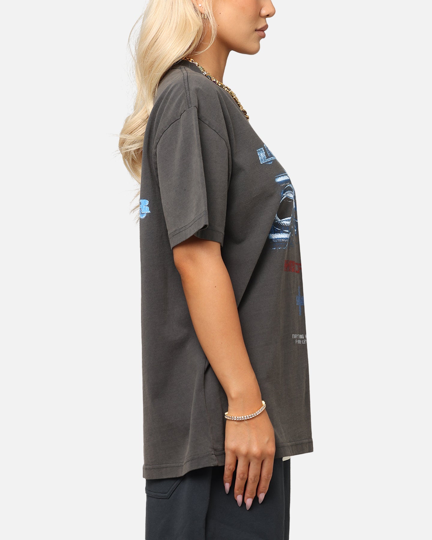 Loiter Void Vintage T-Shirt Black Wash Style001