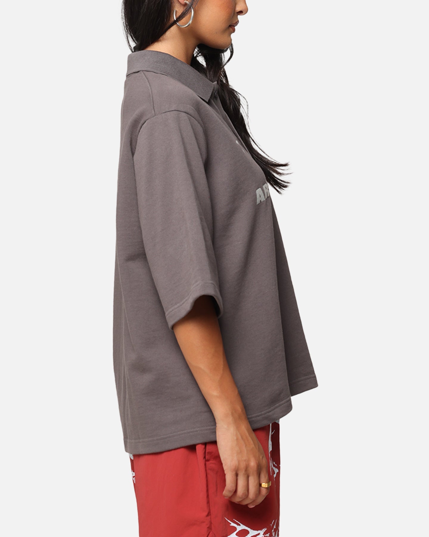 Loiter Ibiza Polo Shirt Charcoal Style001