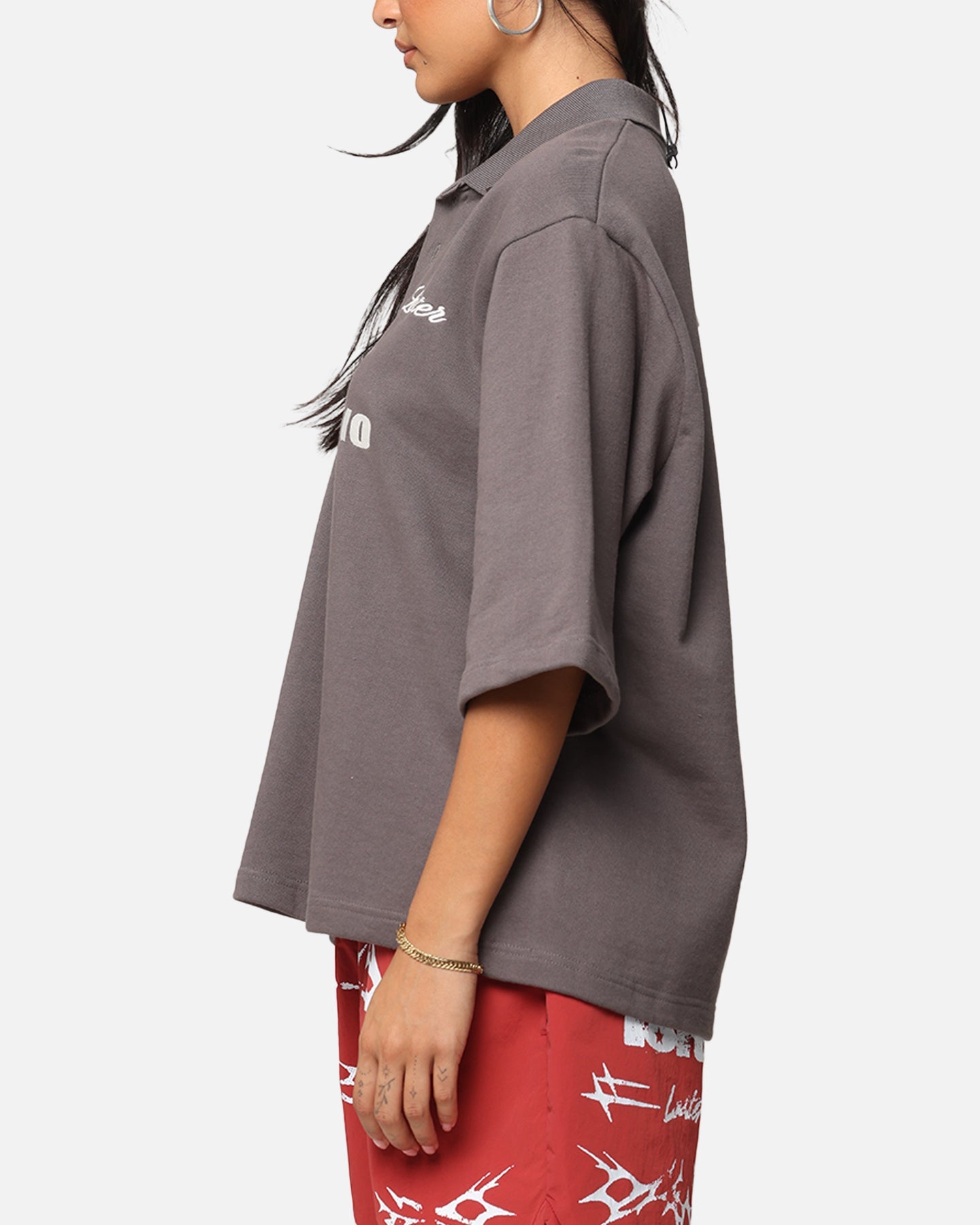 Loiter Ibiza Polo Shirt Charcoal Style001