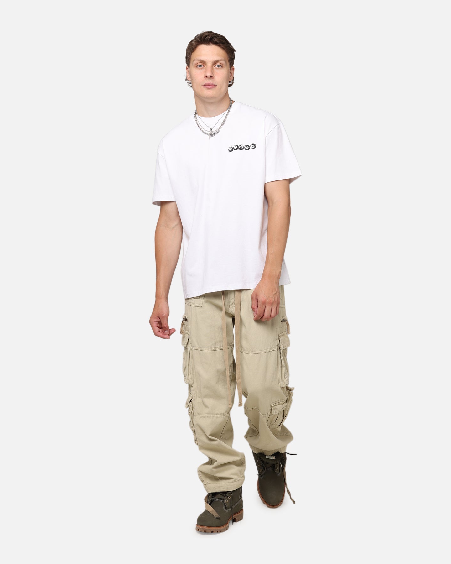 Carre Break T-Shirt White