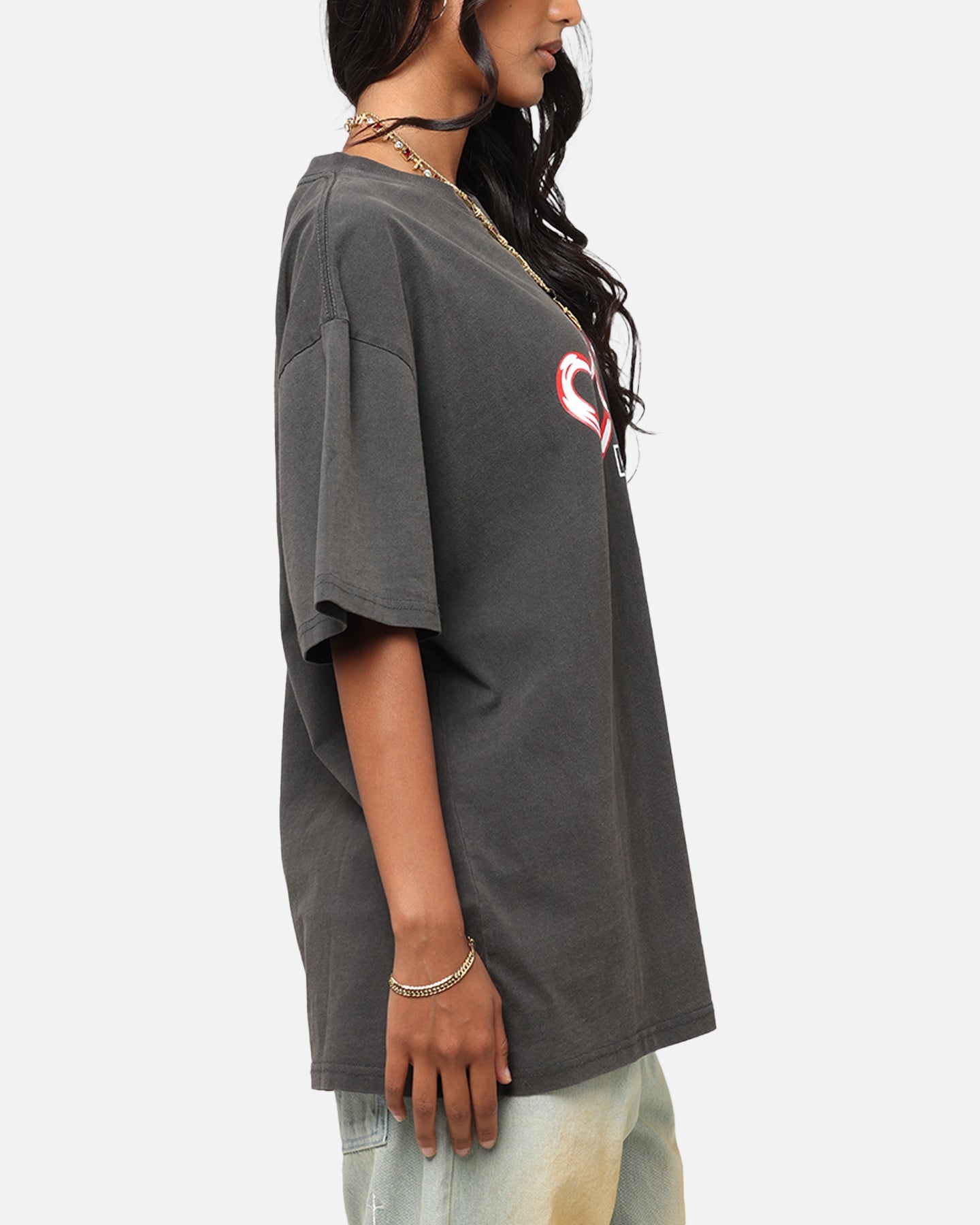 Carre Link T-Shirt Black Wash Style001