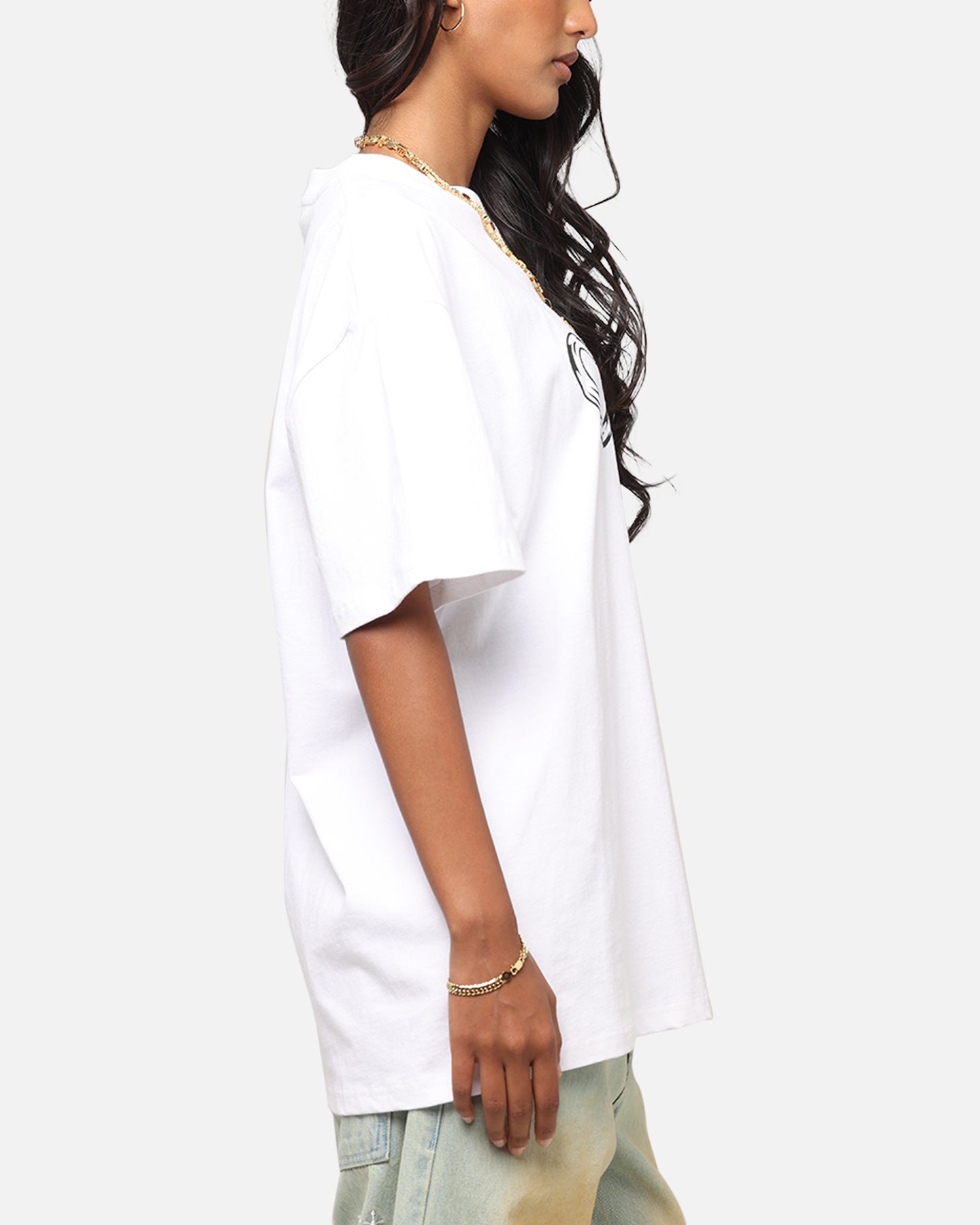 Carre Link T-Shirt White Style001
