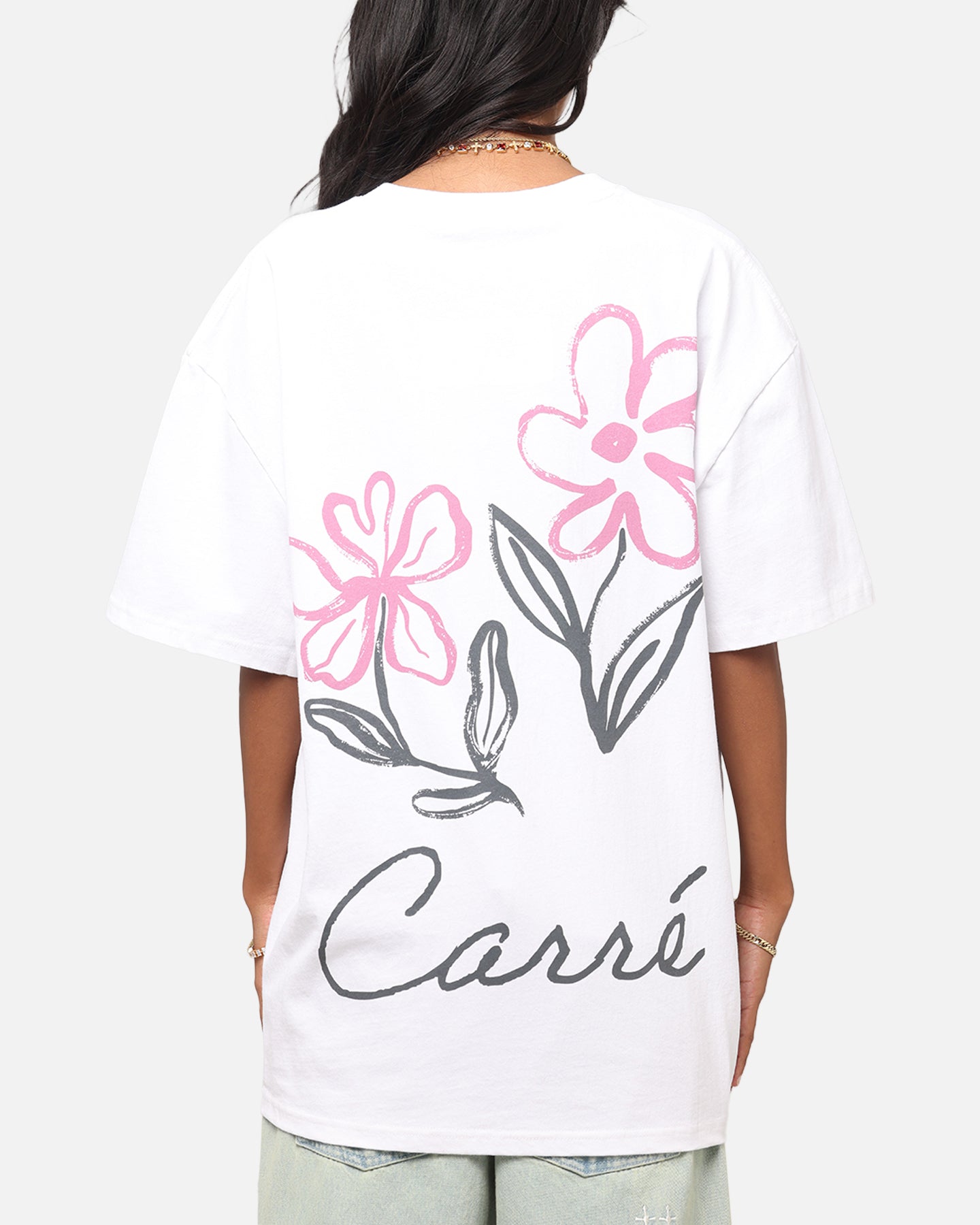 Carre Hand Picked T-Shirt White Style001