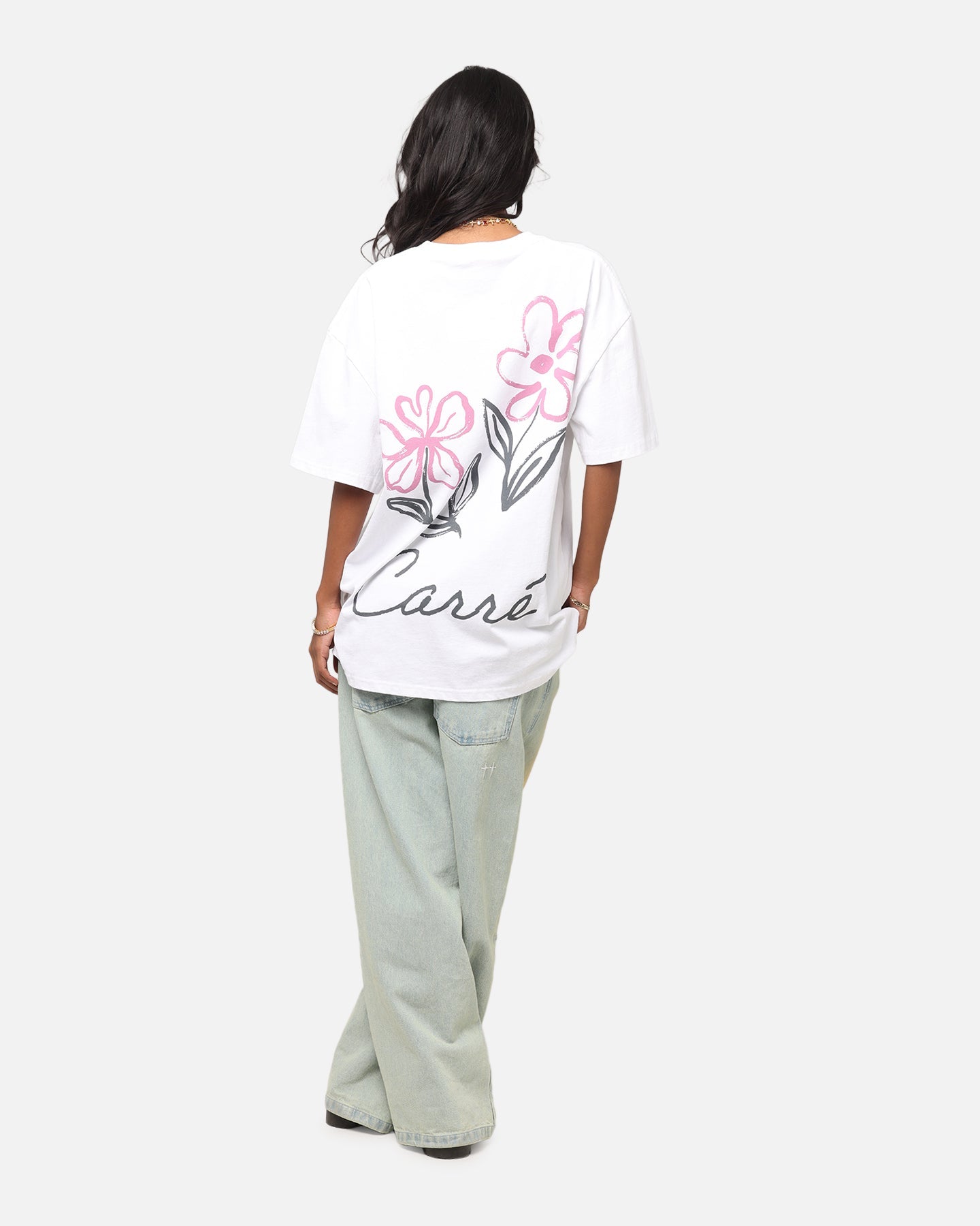 Carre Hand Picked T-Shirt White Style001