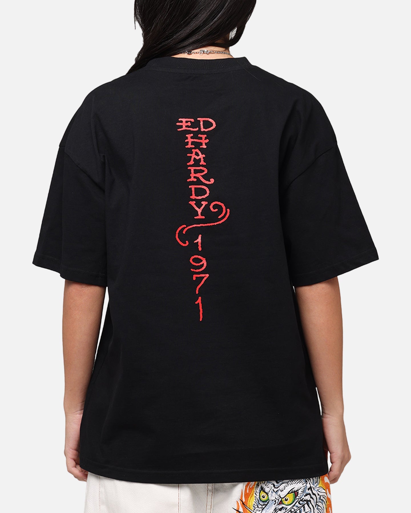Ed Hardy Lost Luck T-Shirt Black Style001