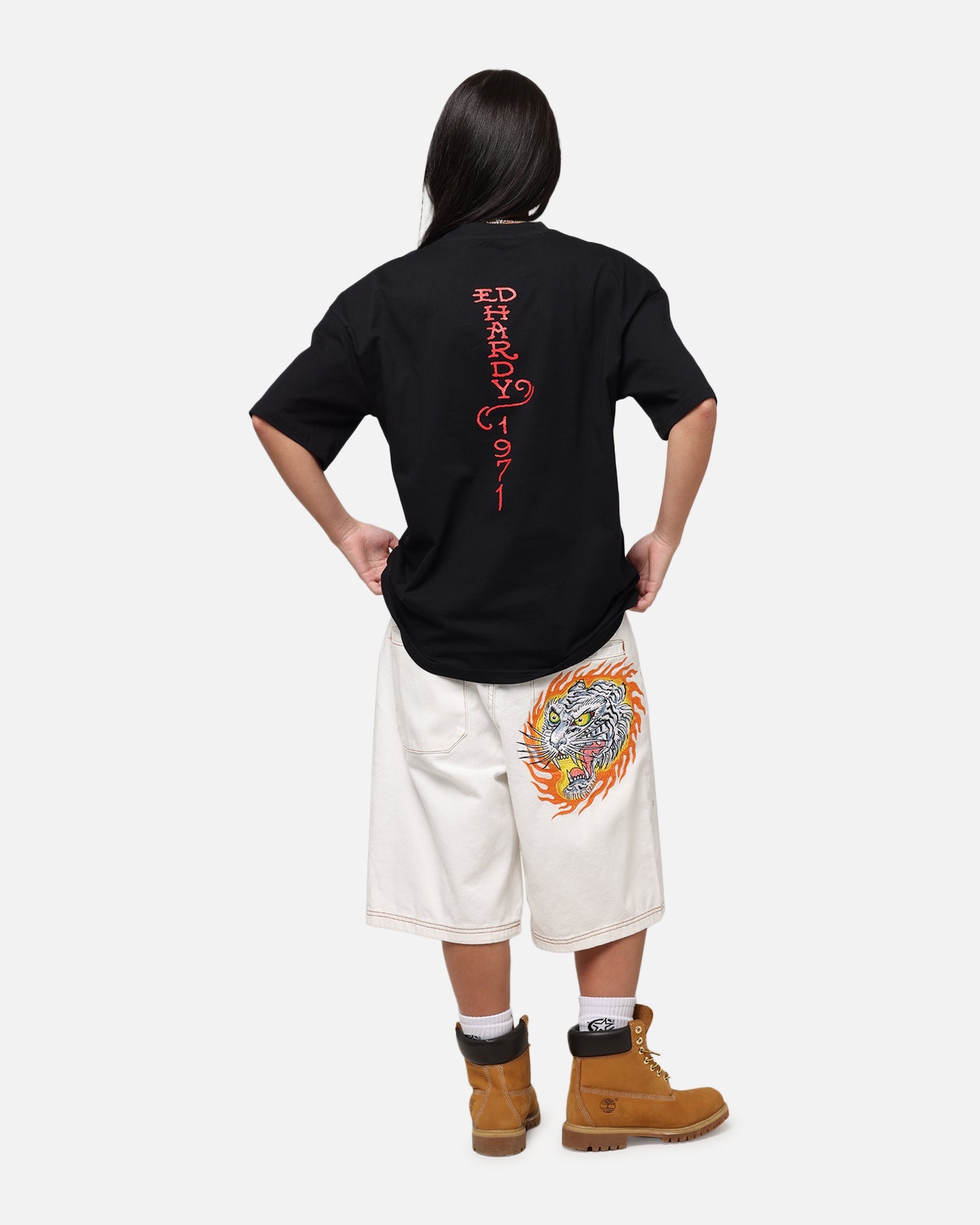 Ed Hardy Lost Luck T-Shirt Black Style001