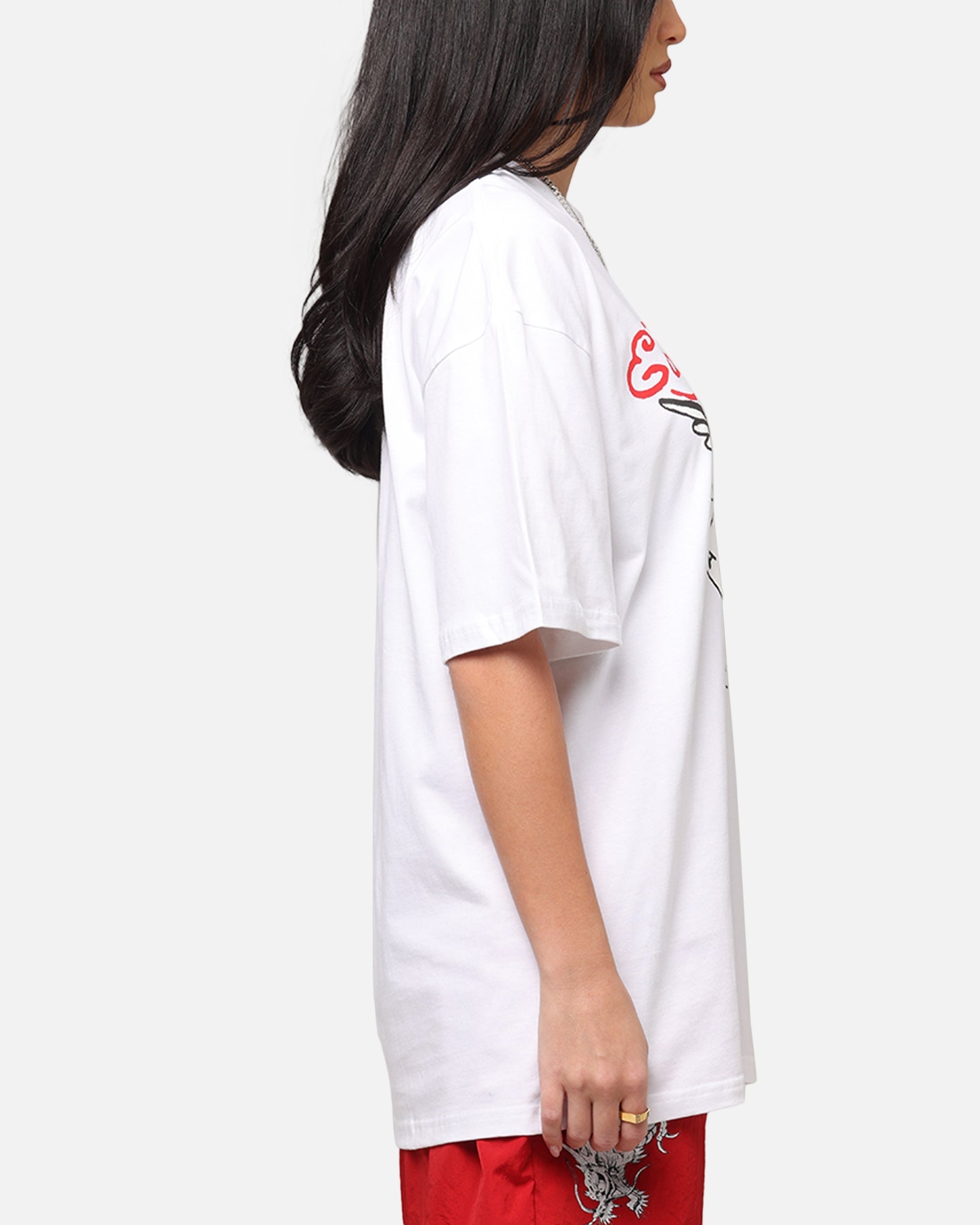 Ed Hardy Lost Luck T-Shirt White Style001