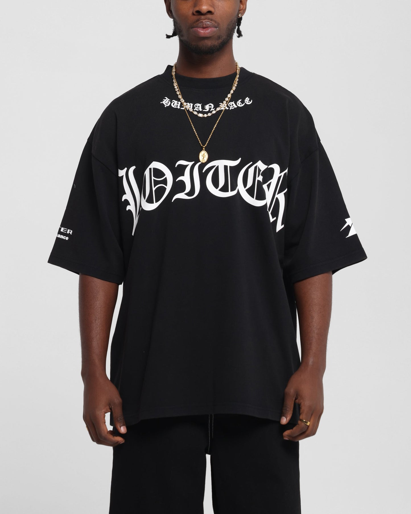Loiter Biker Vintage T-Shirt Vintage Black