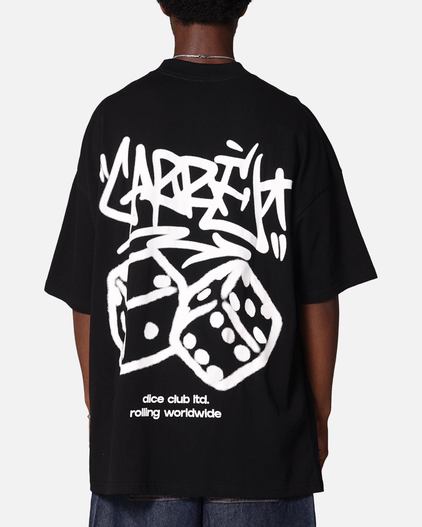 Carre Rolling Worldwide Mock Neck T-Shirt Black