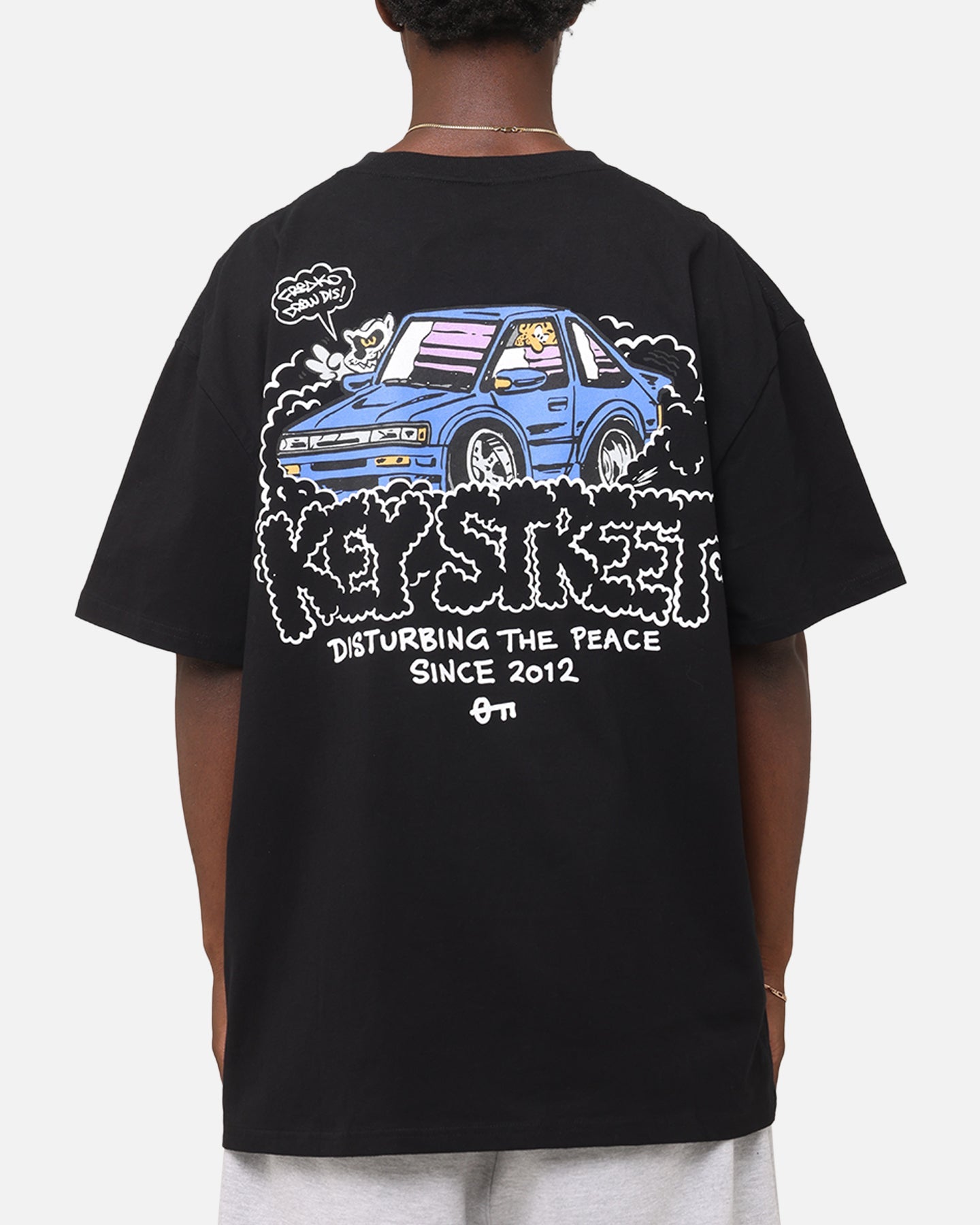 Key Street X FRKO Burner T-Shirt Black