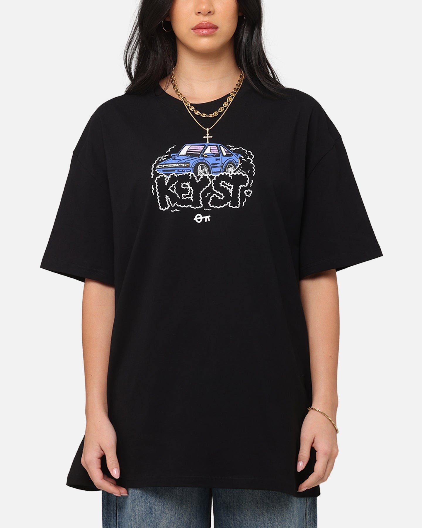 Key Street X FRKO Burner T-Shirt Black Style001