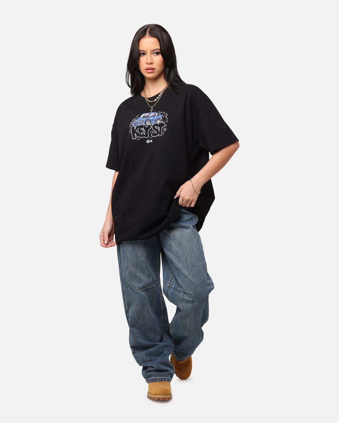 Key Street X FRKO Burner T-Shirt Black Style001