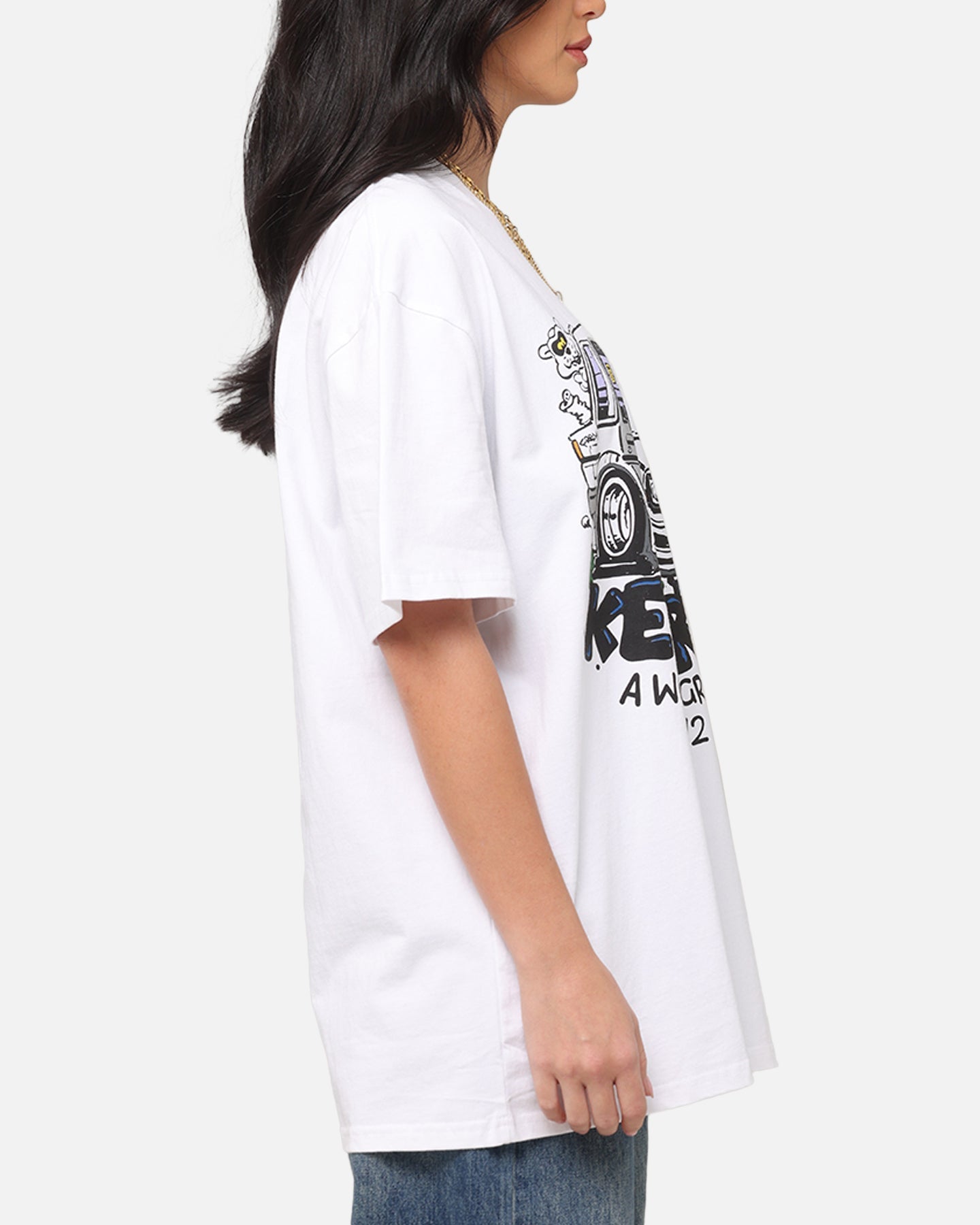 Key Street X FRKO Wip T-Shirt White Style001