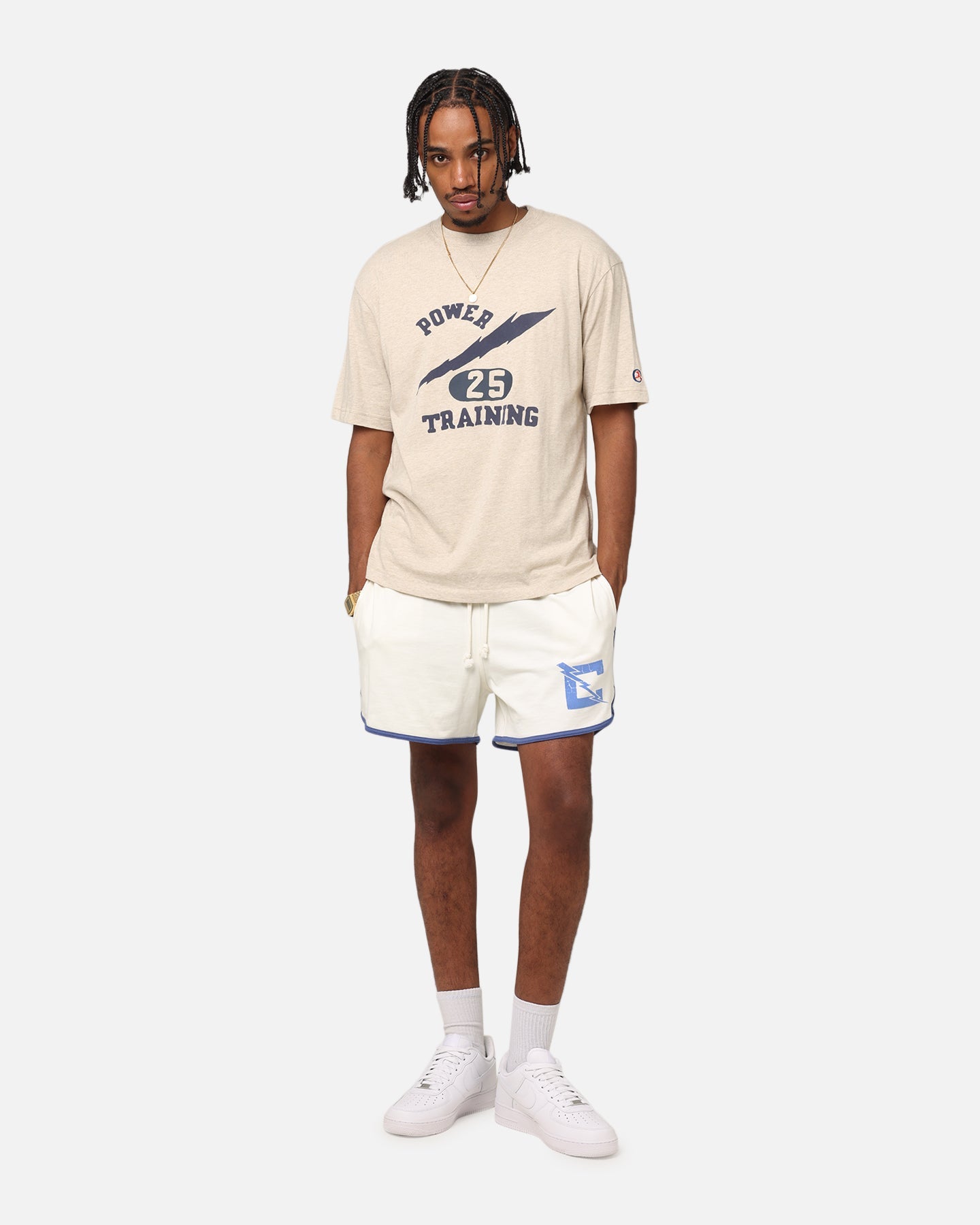 Champion Vintage Mix P.E Class T-Shirt Oatmeal Heather