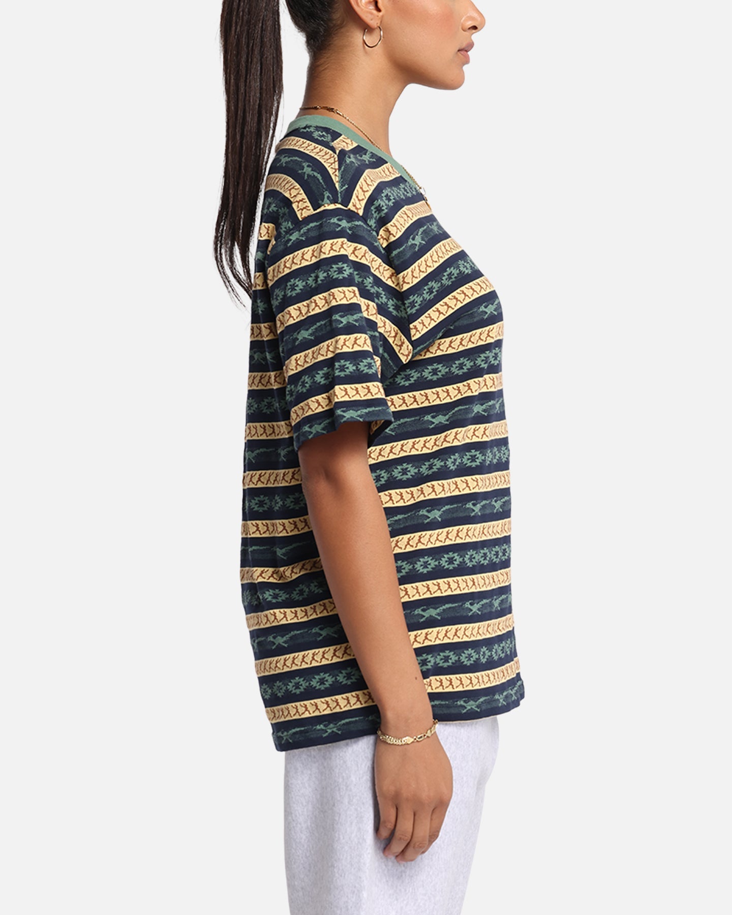 Champion Chimayo Jacquard T-Shirt Dark Green Style001