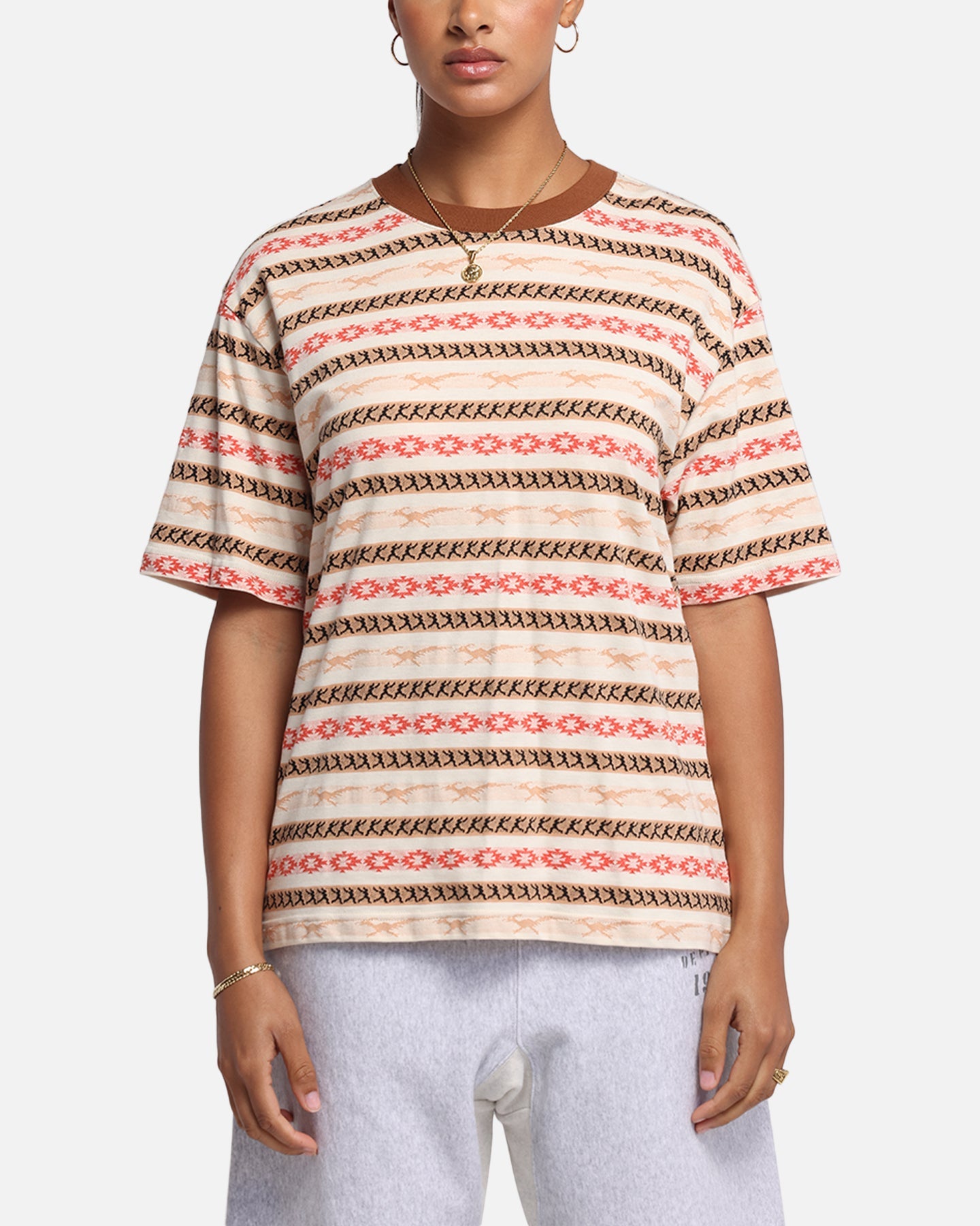 Champion Chimayo Jacquard T-Shirt Sandalwood Red Style001