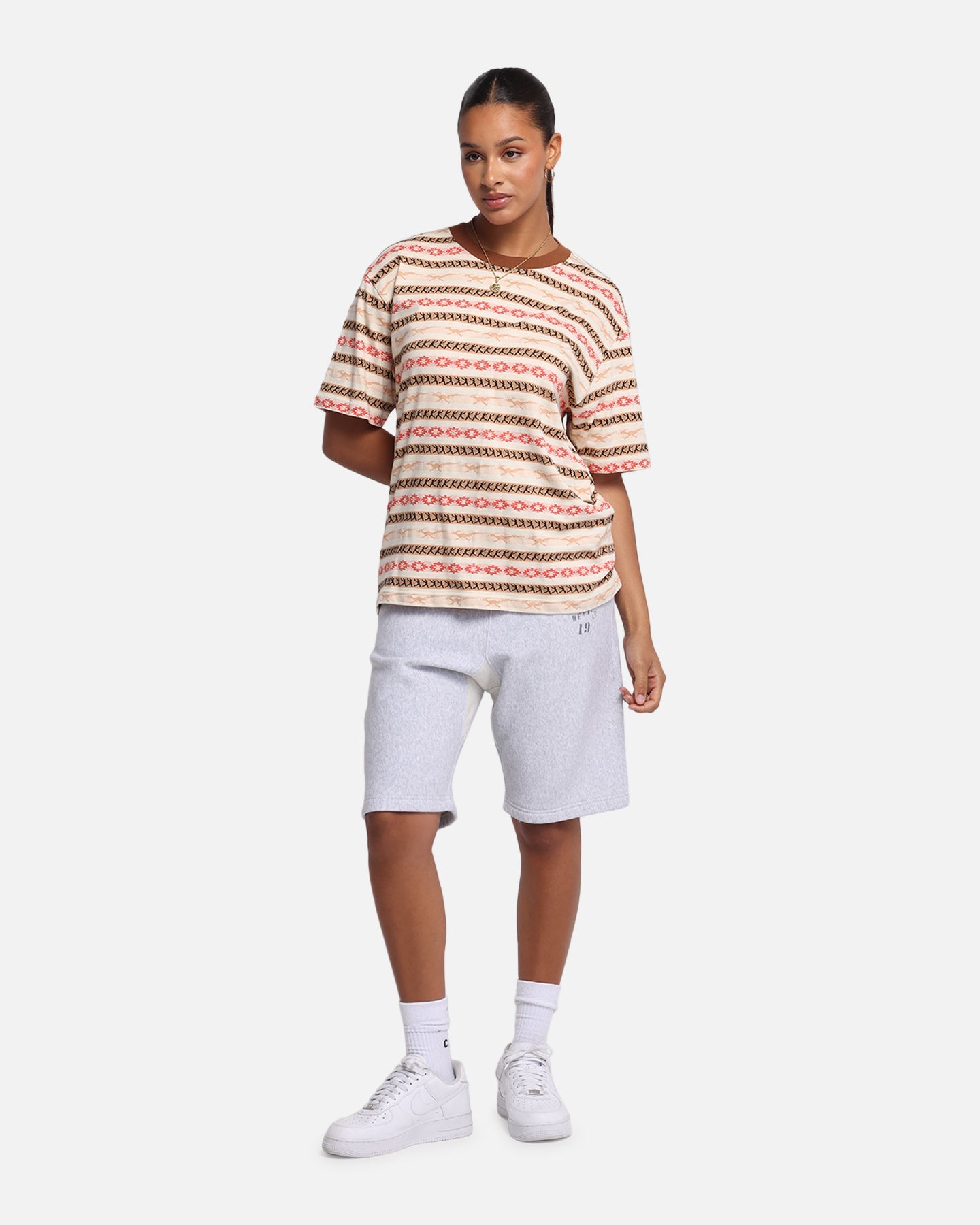 Champion Chimayo Jacquard T-Shirt Sandalwood Red Style001