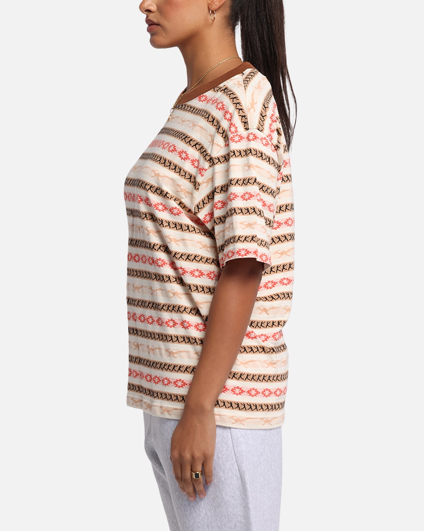 Champion Chimayo Jacquard T-Shirt Sandalwood Red Style001