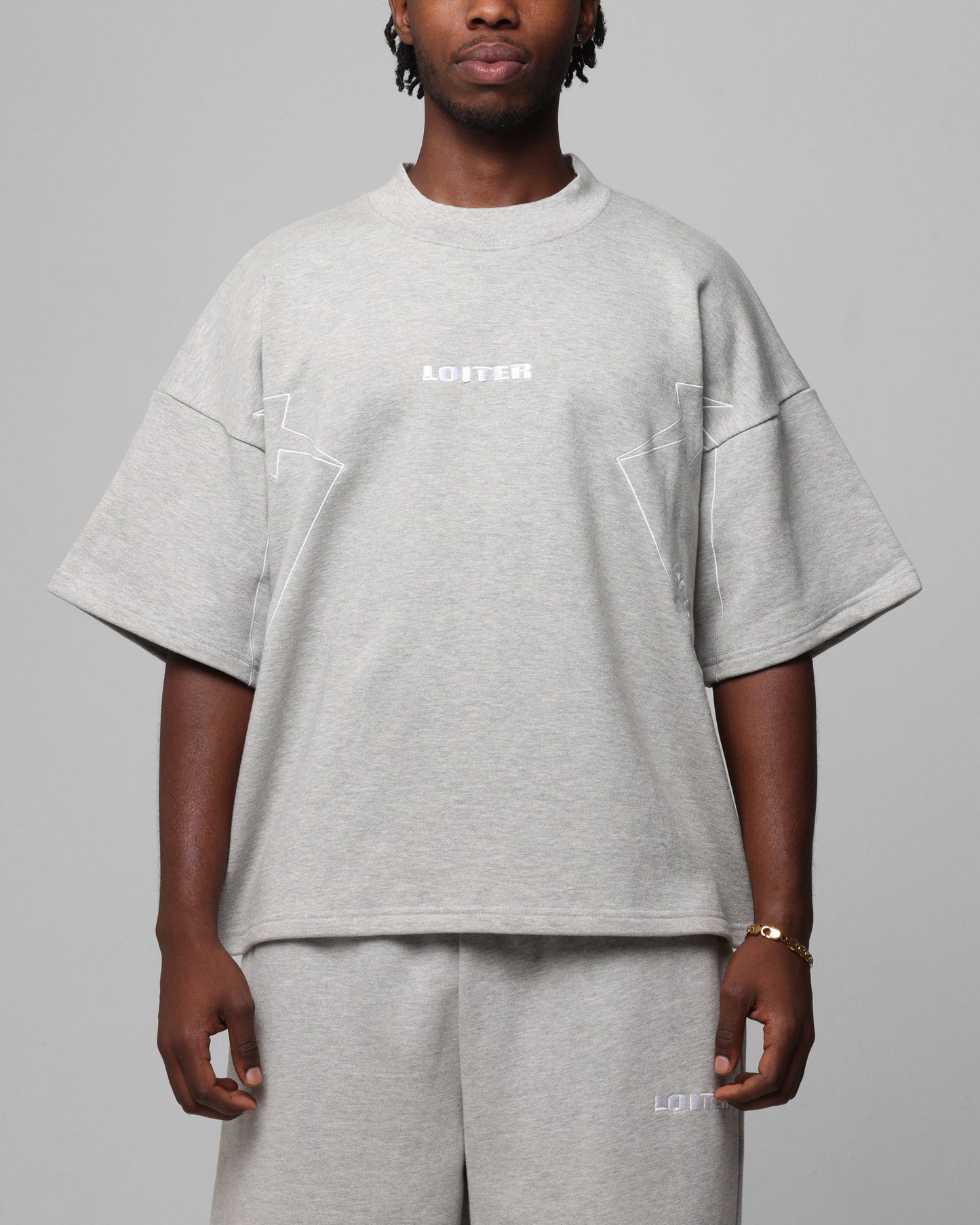 Loiter Dark Performance T-Shirt Grey