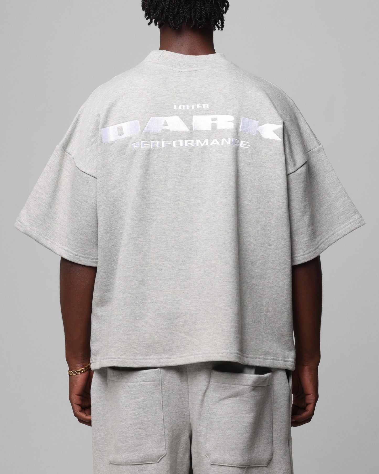 Loiter Dark Performance T-Shirt Grey