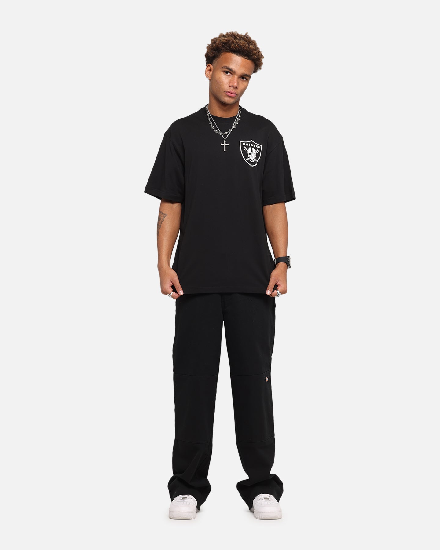Majestic Athletic Las Vegas Raiders Cassell Wordmark T-Shirt Black