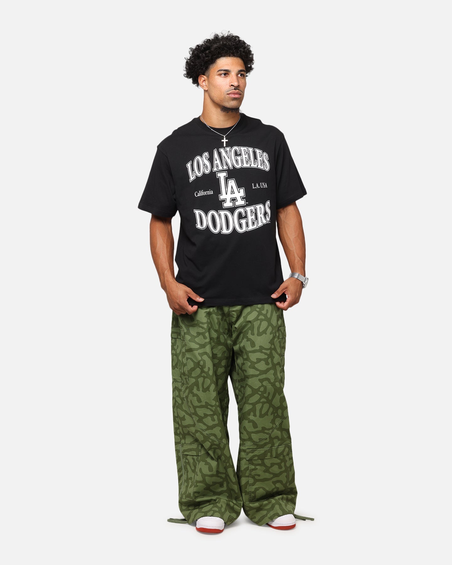 Majestic Athletic Los Angeles Dodgers Marne Arch T-Shirt Black