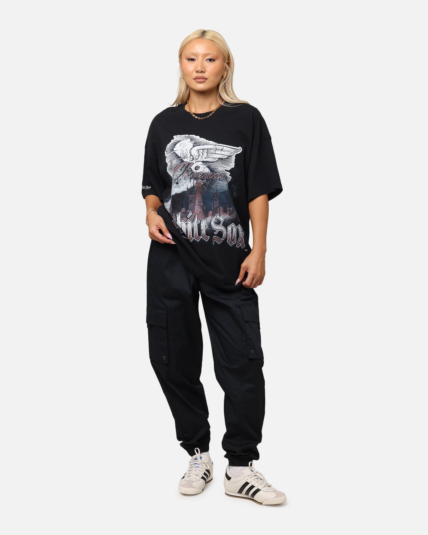 Mitchell & Ness Chicago White Sox Soaring T-Shirt Black Style001