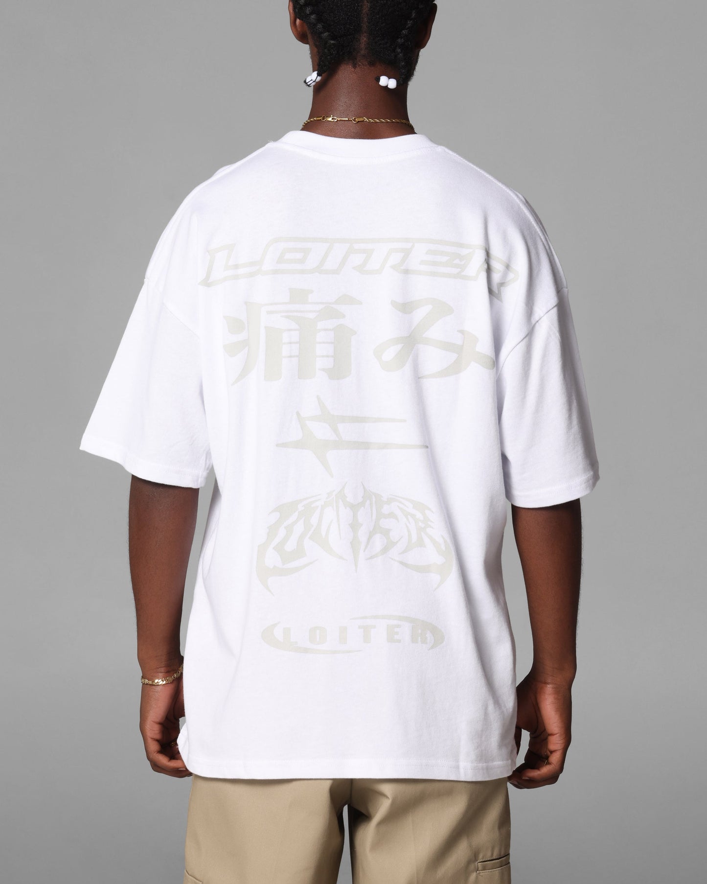 Loiter Pain T-Shirt White