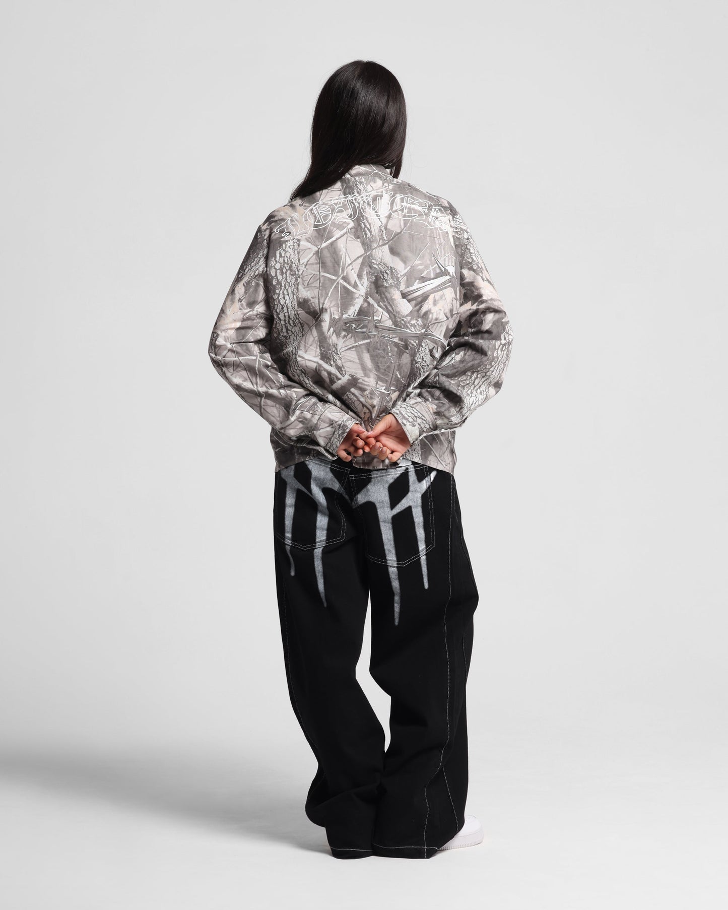 Loiter Chopper Long Sleeve Shirt Real Tree Camo Style001