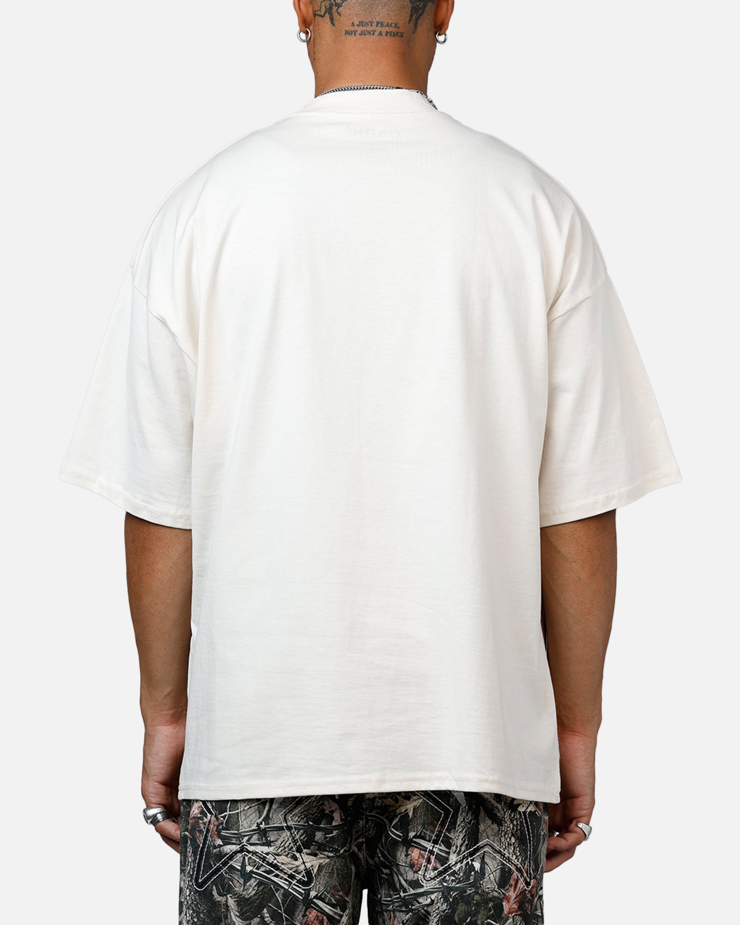 Carre Die Mock T-Shirt Off White