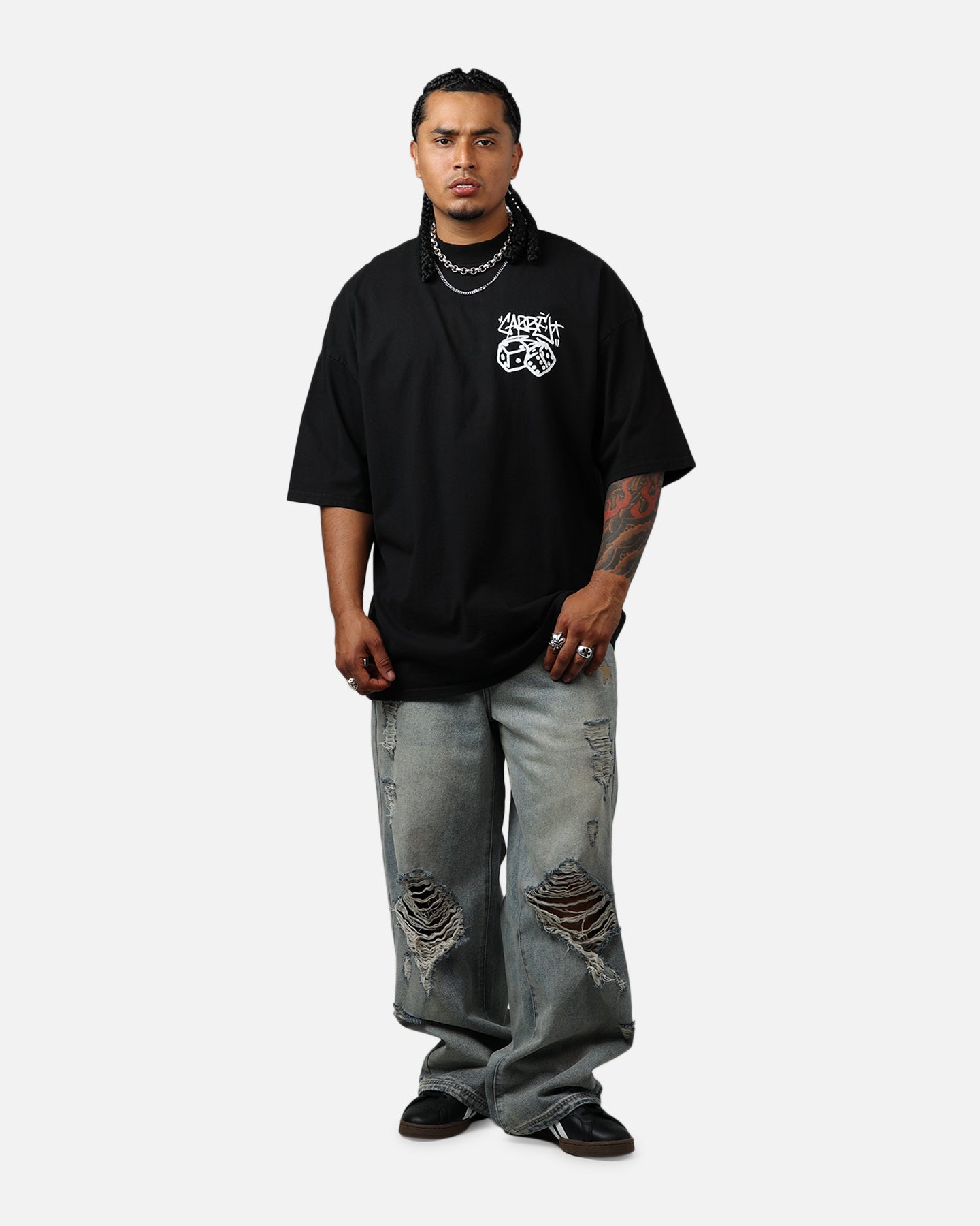 Carre Rolling Worldwide T-Shirt Black Style001